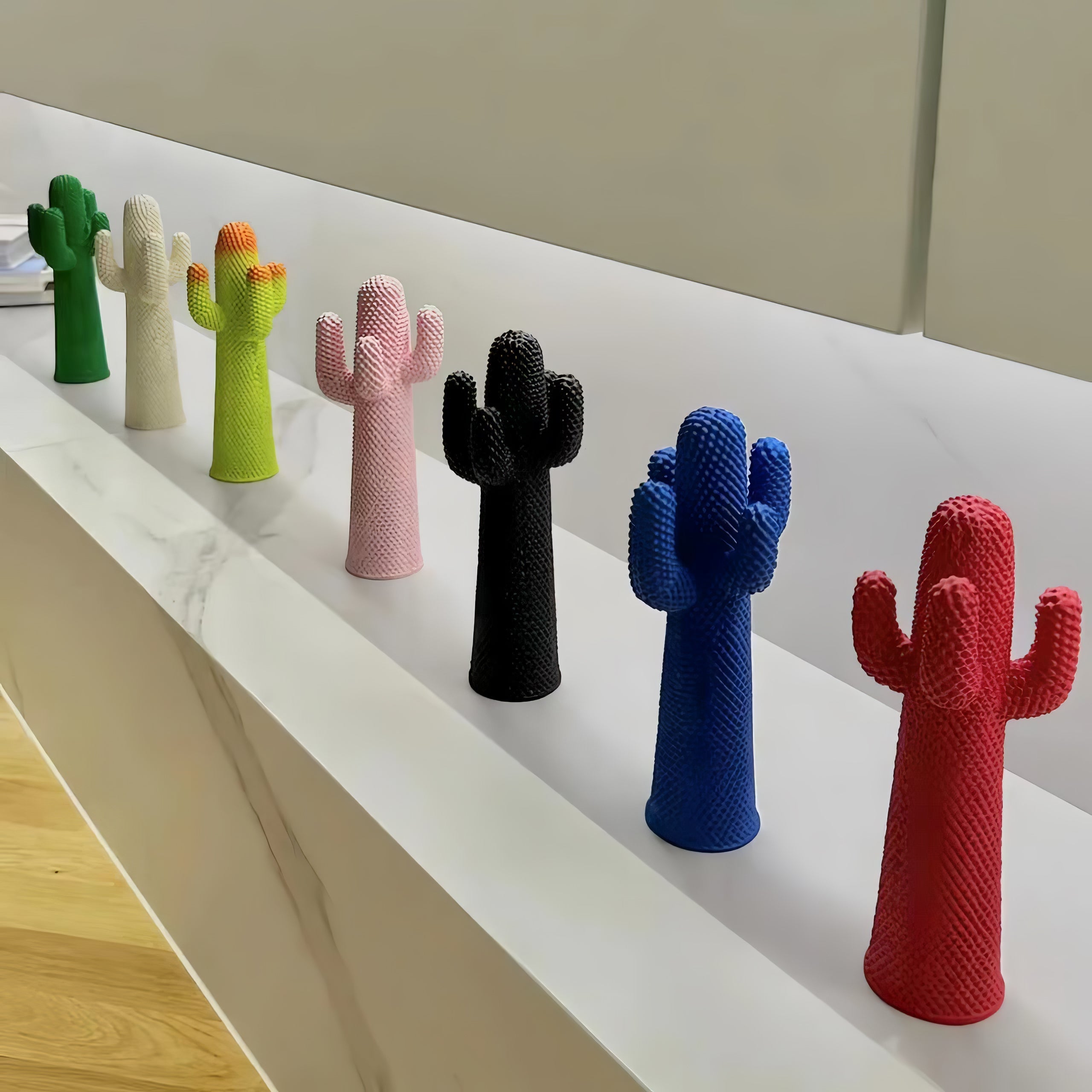 Mello Sculptural Portable Lamp Cactus Coat Rack