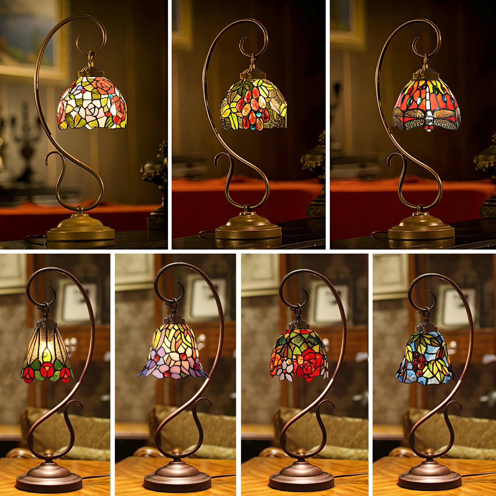 Cal Lighting Cotulla Tiffany Table Lamp 9.8