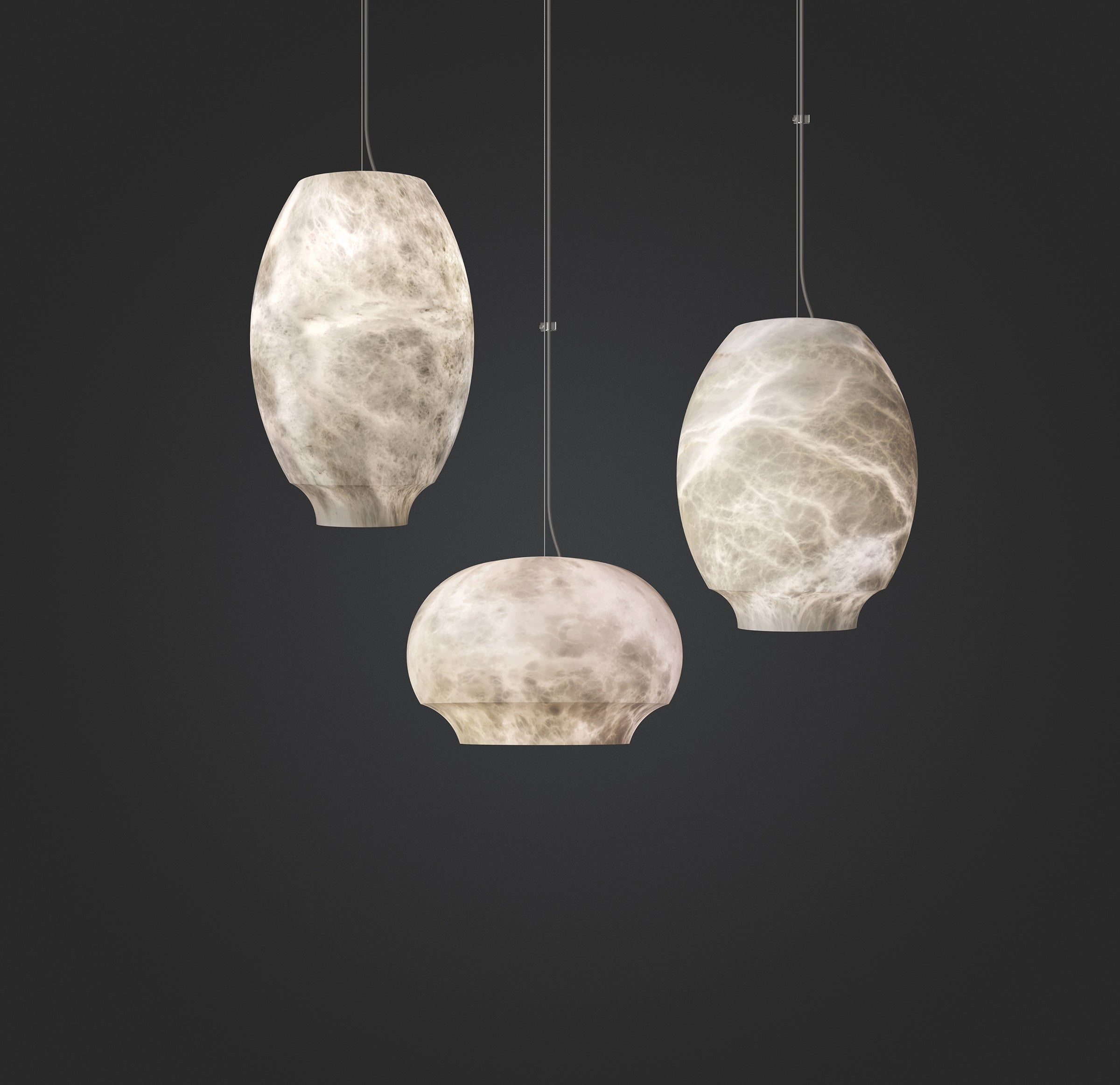 Camille Alabaster Chandelier