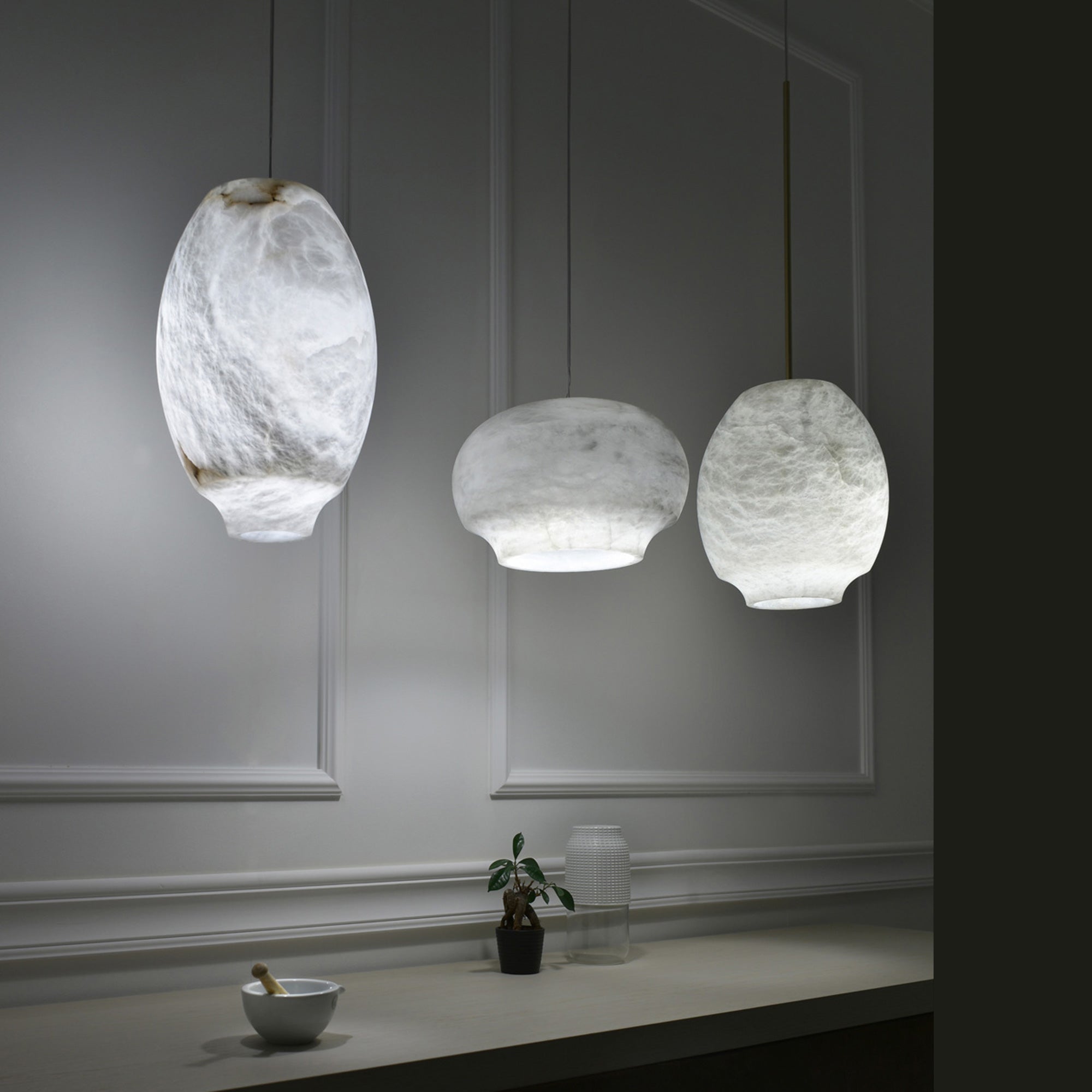 Camille Alabaster Chandelier