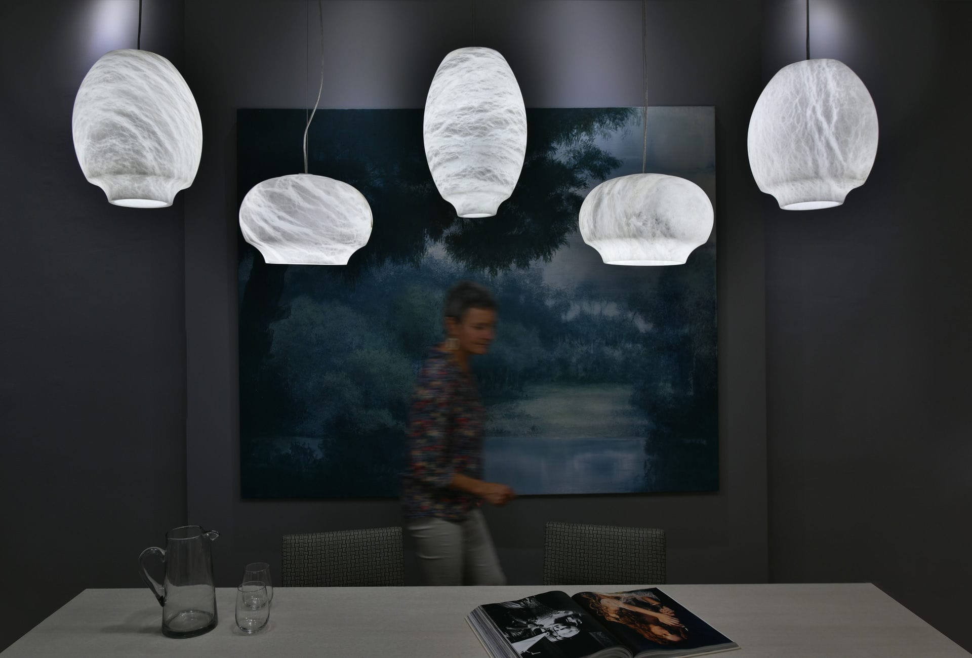 Camille Alabaster Chandelier