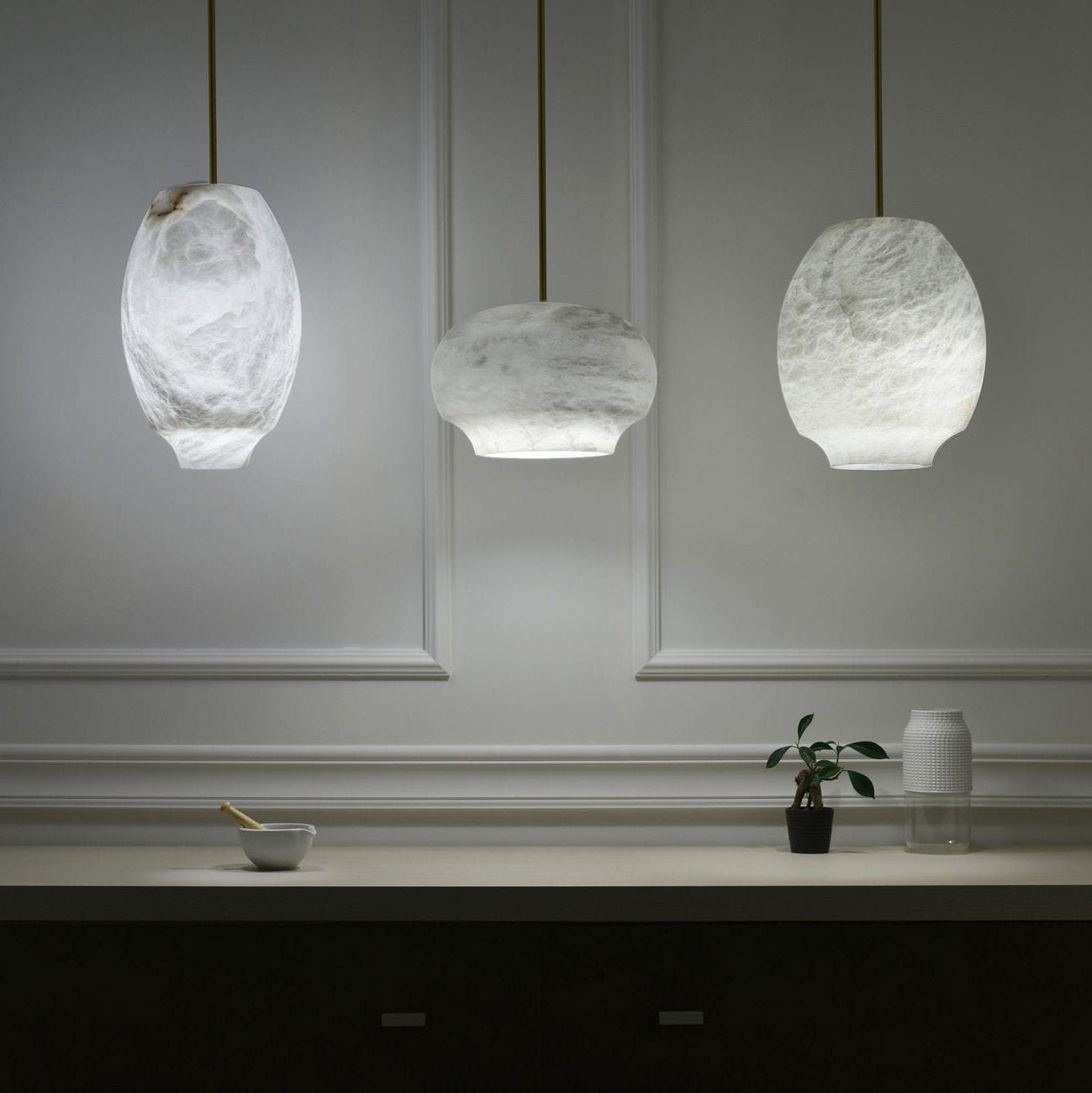 Camille Alabaster Chandelier