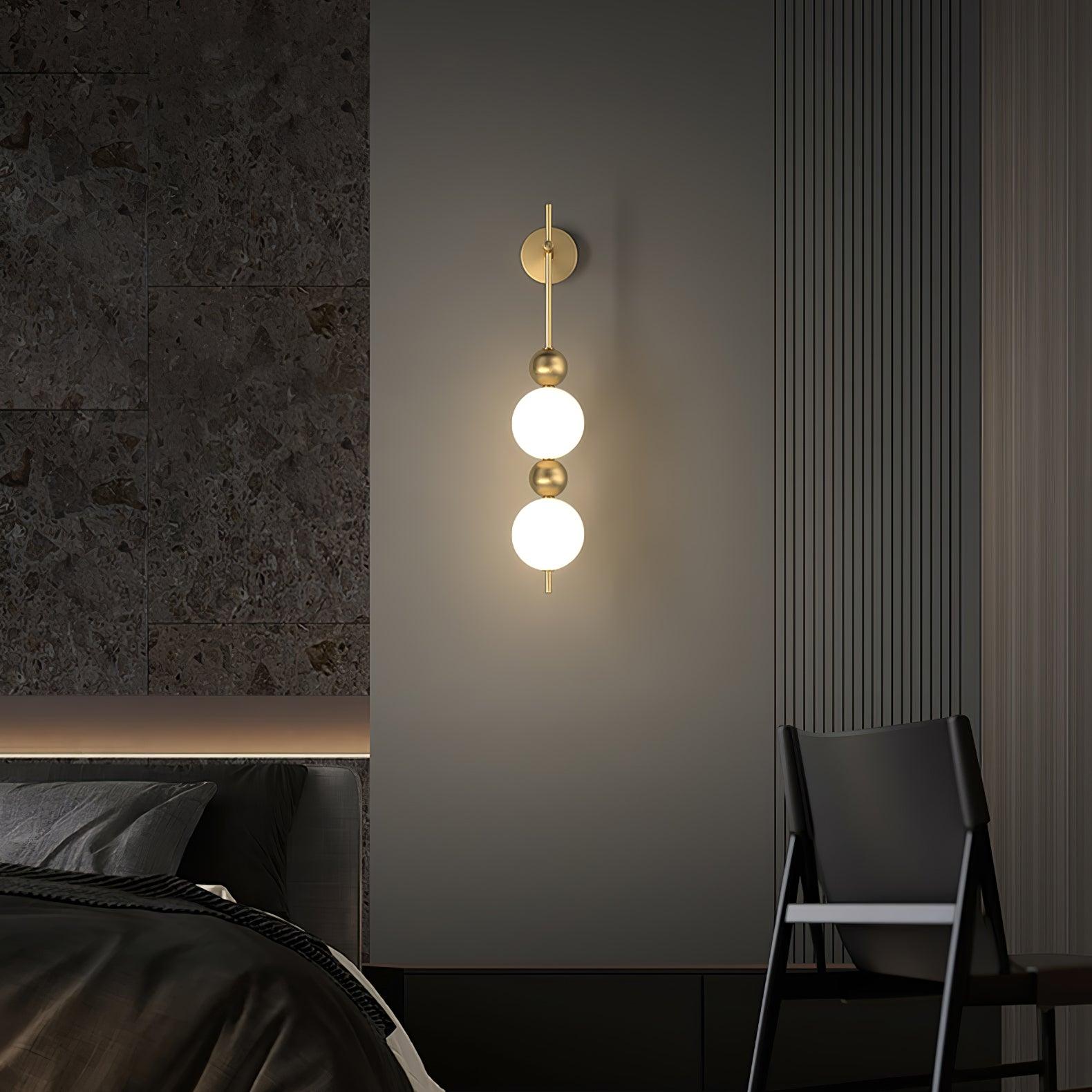 Candied Haws String Wall Light, Hardwired Wall Sconce, detail 5