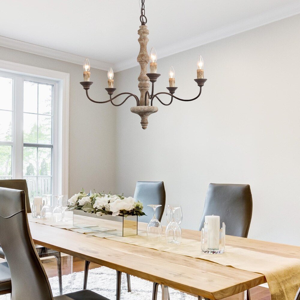Candlestick Farmhouse Chandelier