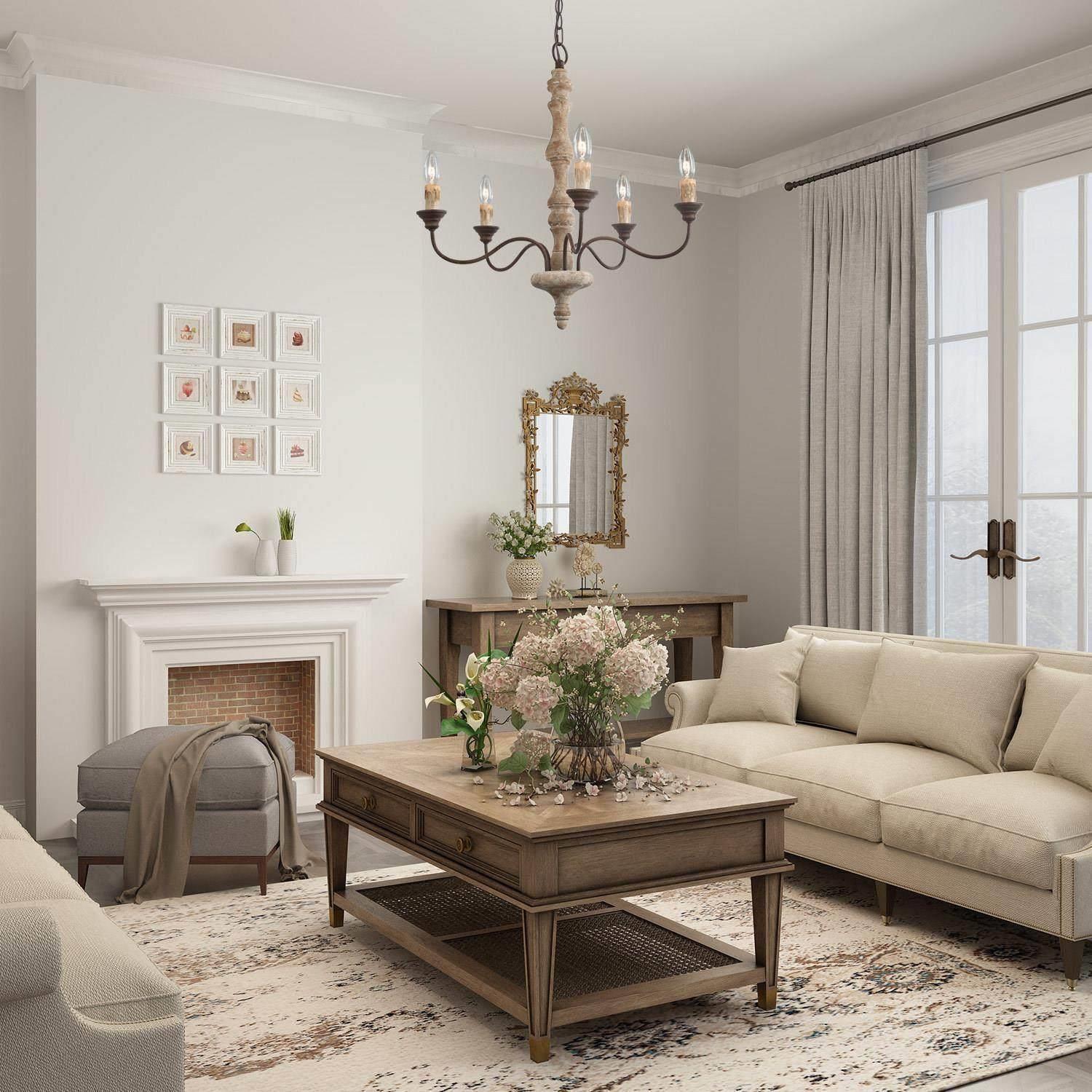 Candlestick Farmhouse Chandelier