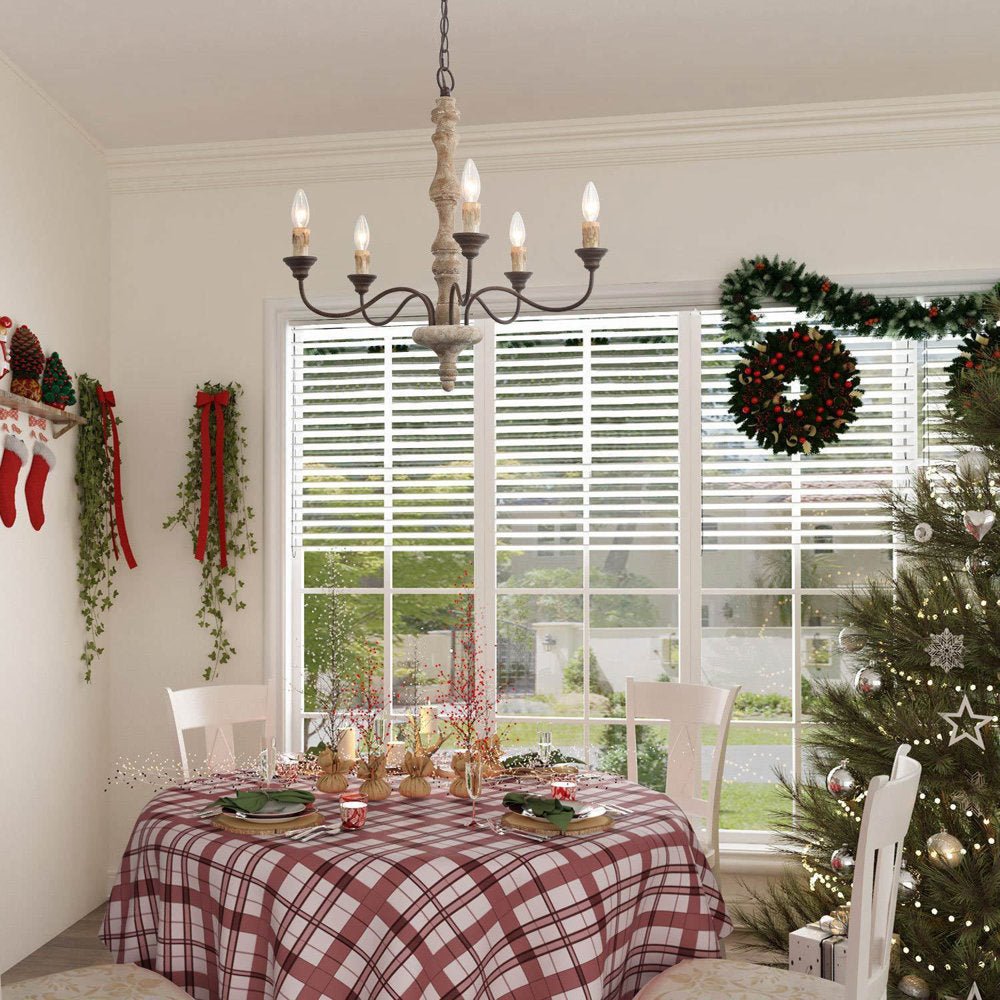 Candlestick Farmhouse Chandelier