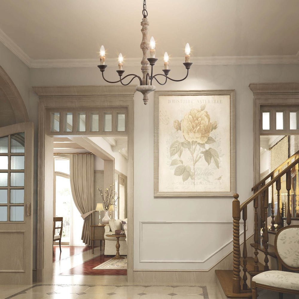 Candlestick Farmhouse Chandelier