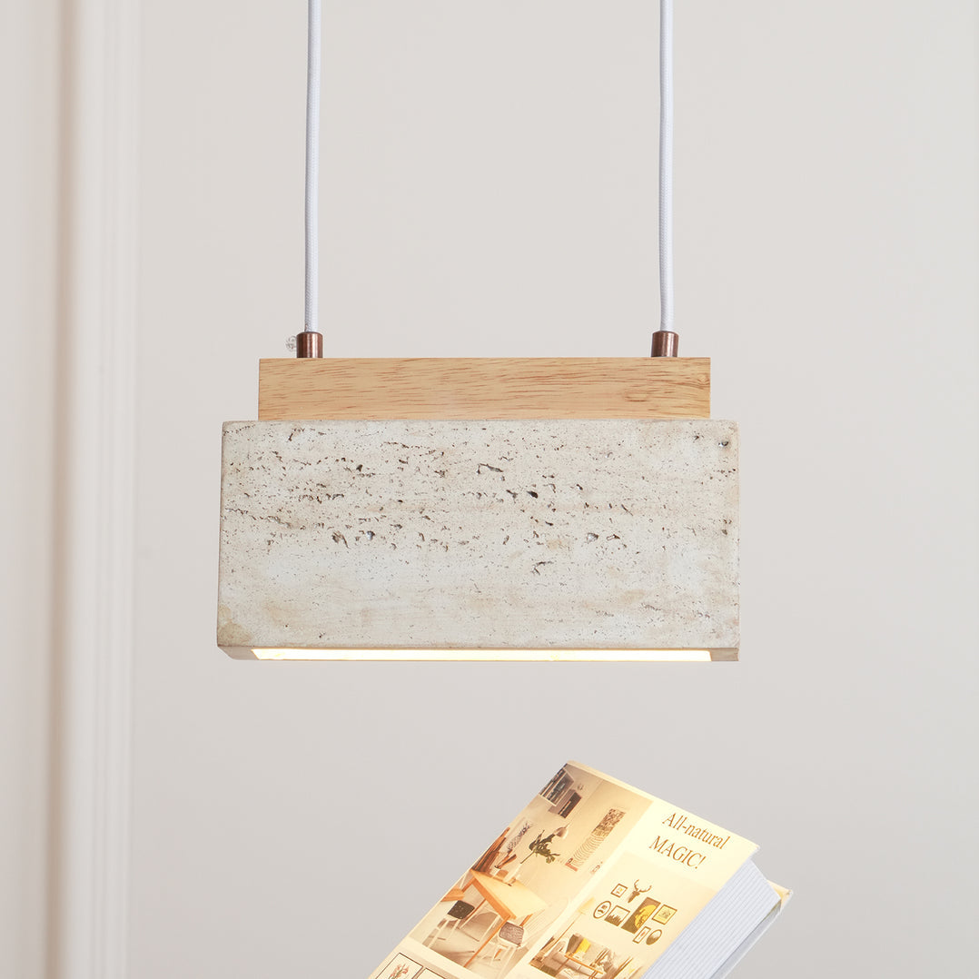 Close-up angle of Canyon Crest Pendant Lamp showing form and material detail