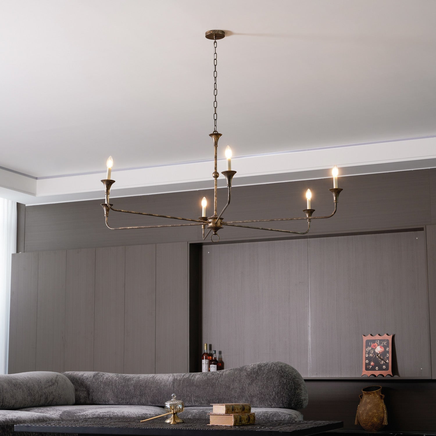 Elara Candle Chandelier detail view 90