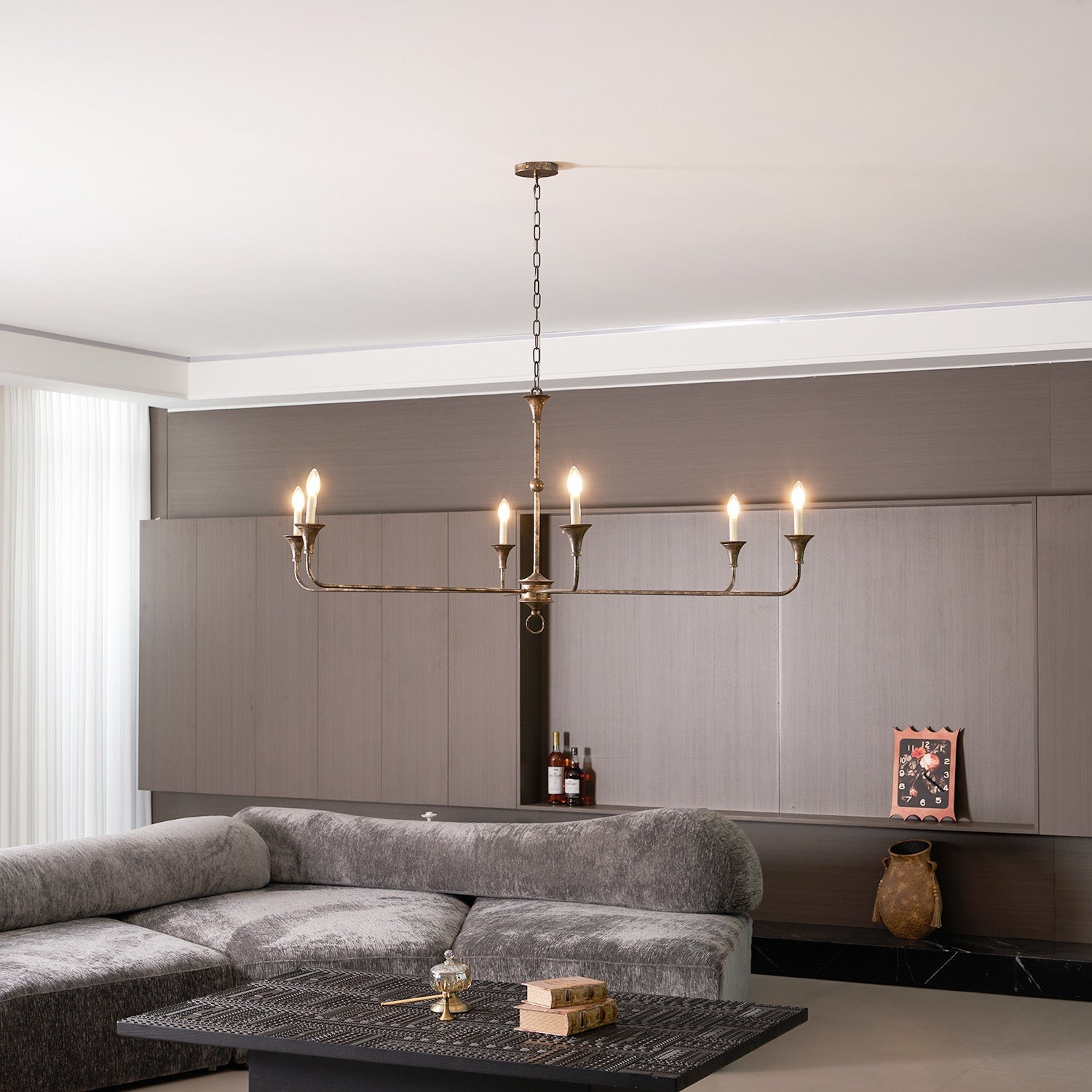 Elara Candle Chandelier detail view 77