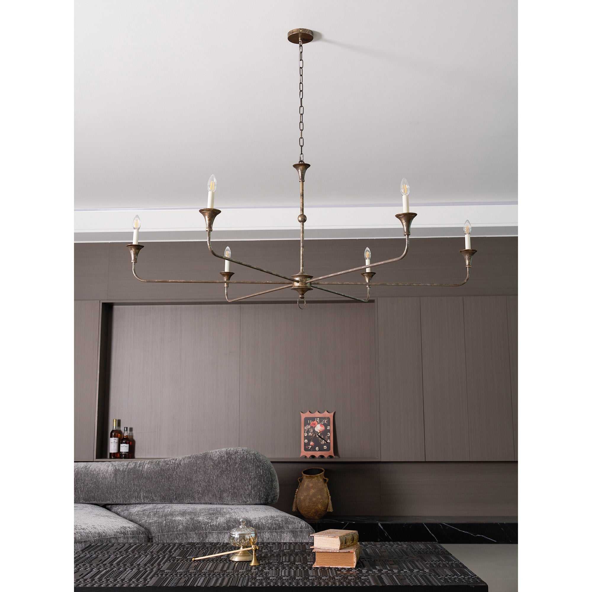 Elara Candle Chandelier detail view 79