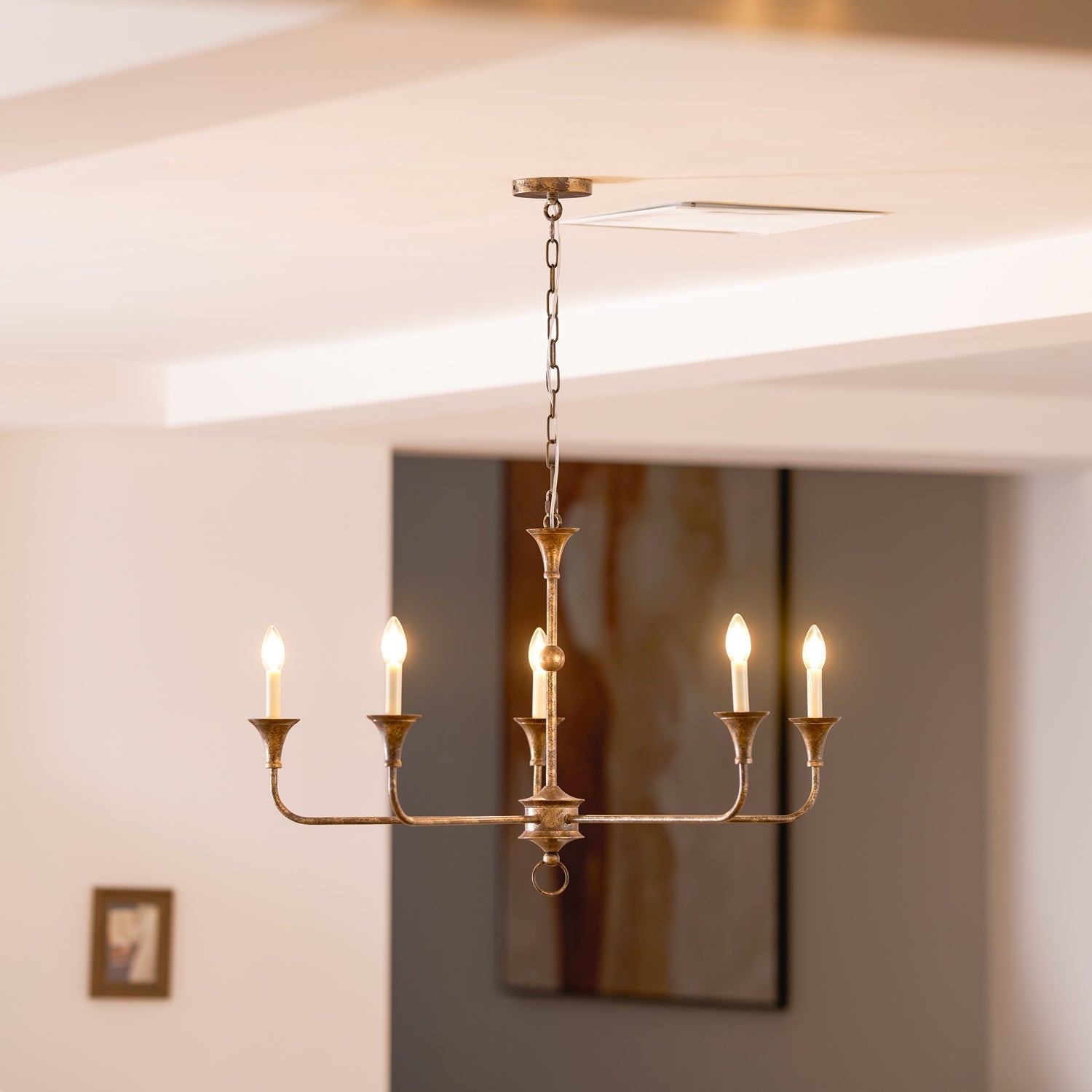 Elara Candle Chandelier detail view 95