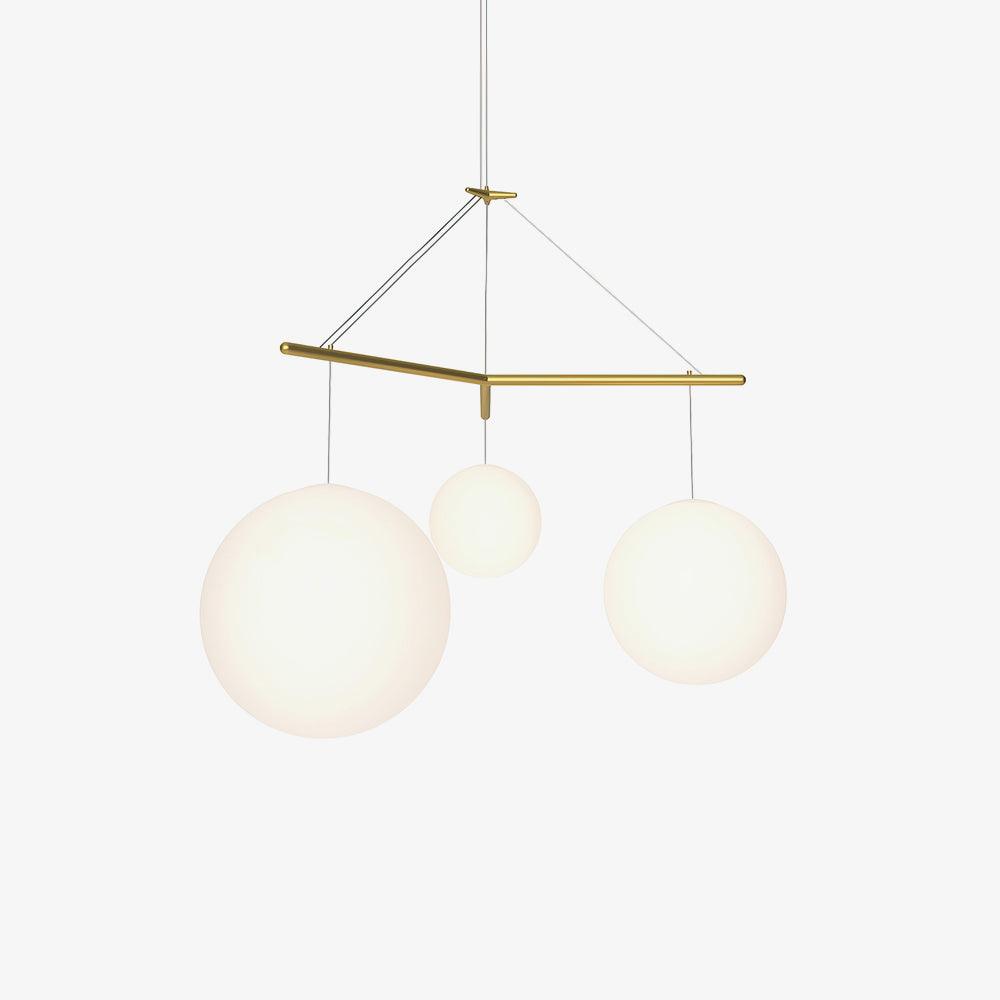 Celestial Orb Trio Chandelier