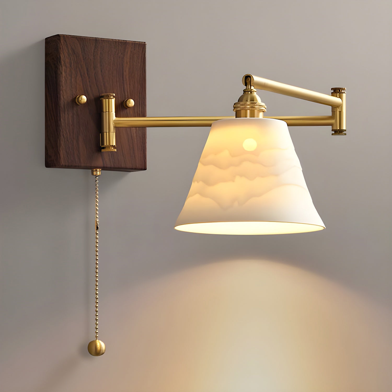 Ceramic Geometry Wall Sconce