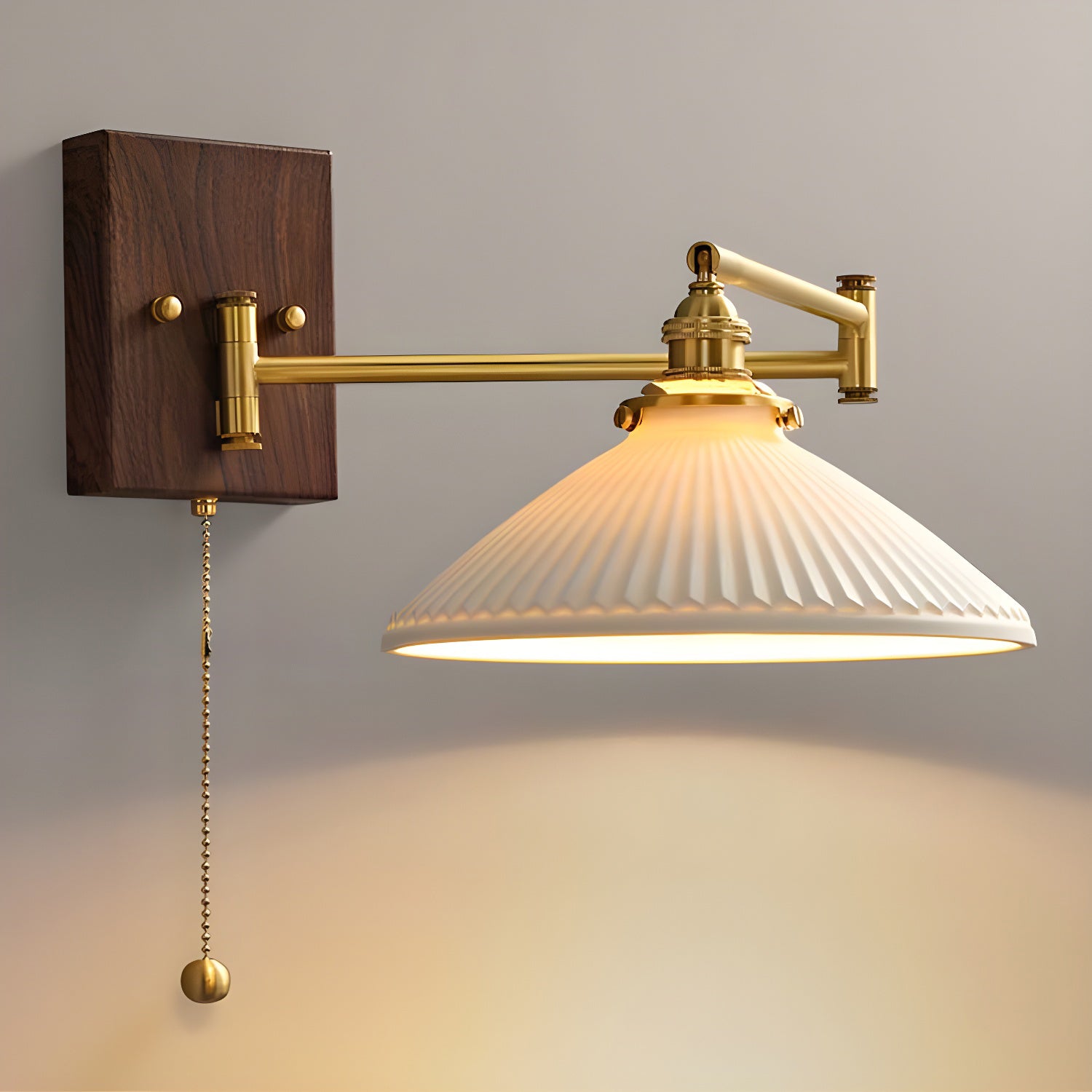 Ceramic Geometry Wall Sconce