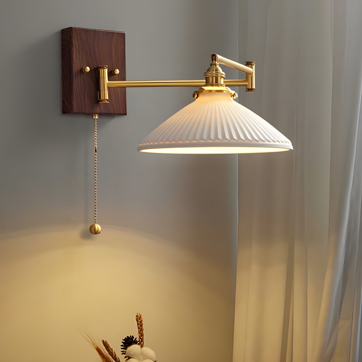 Ceramic Geometry Wall Sconce