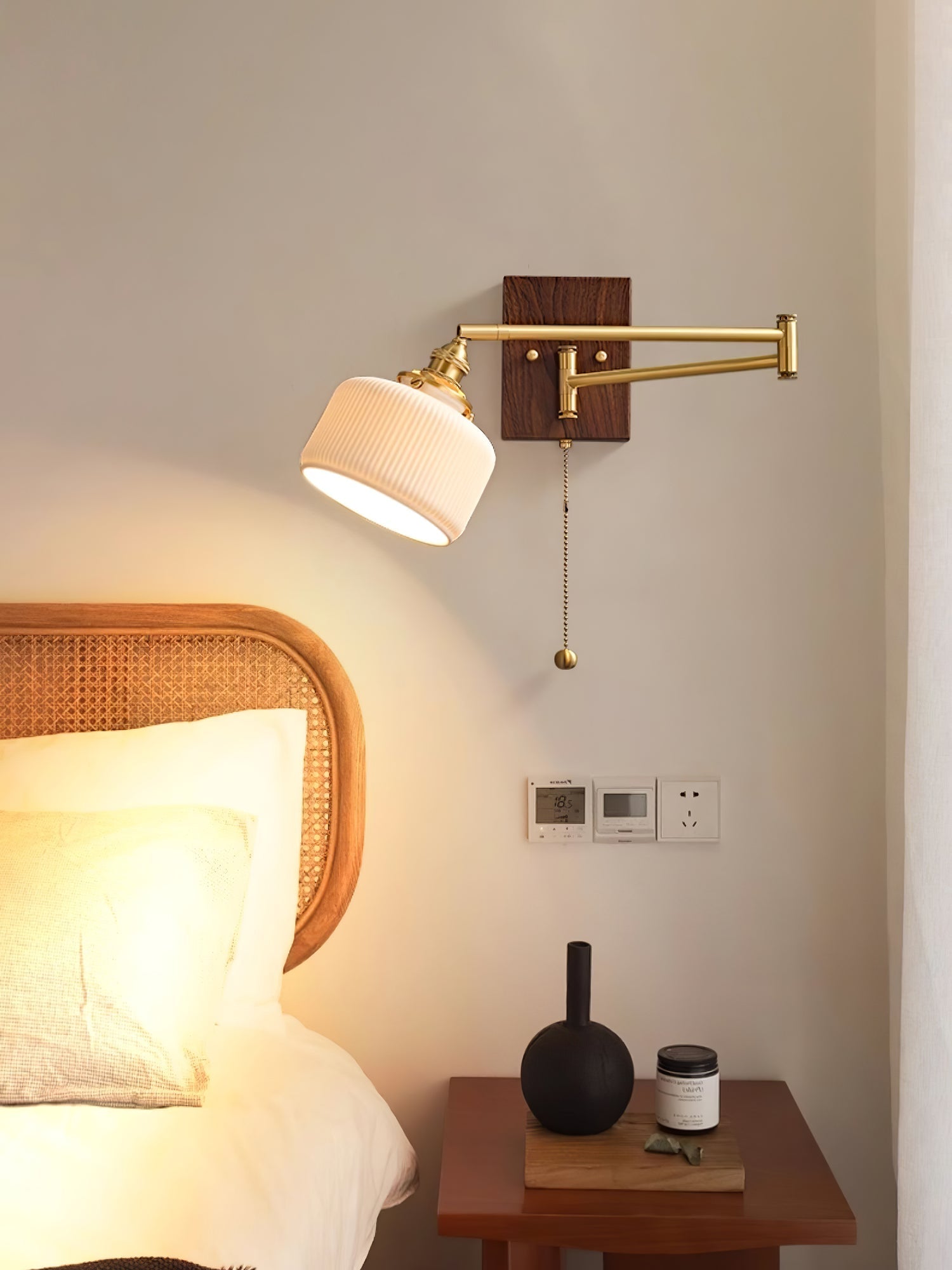 Ceramic Geometry Wall Sconce