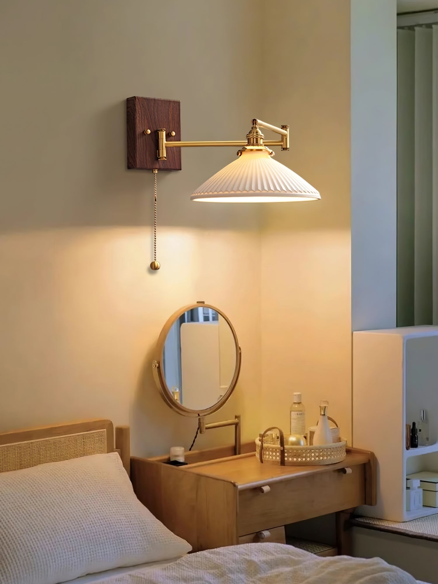 Ceramic Geometry Wall Sconce