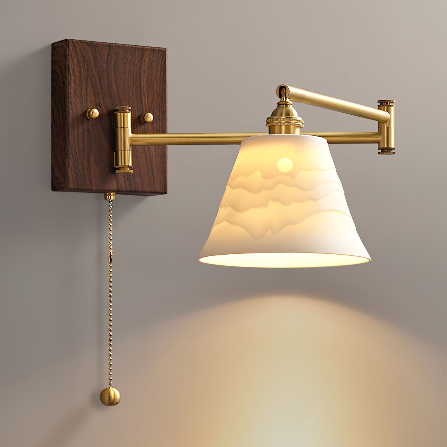 Ceramic Geometry Wall Sconce