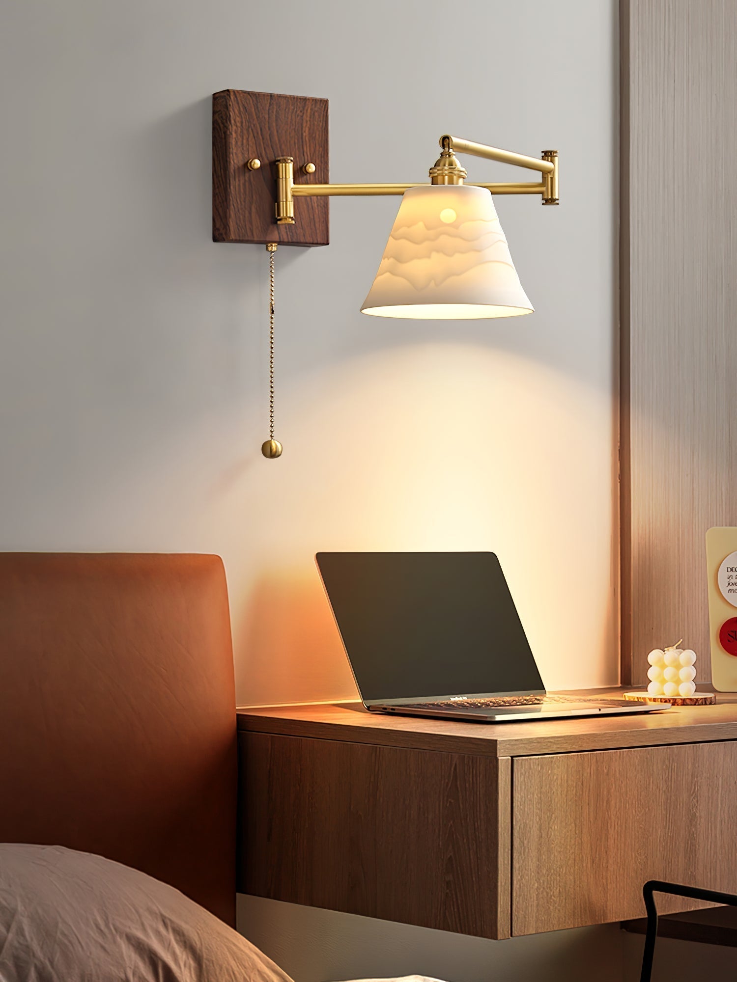 Ceramic Geometry Wall Sconce