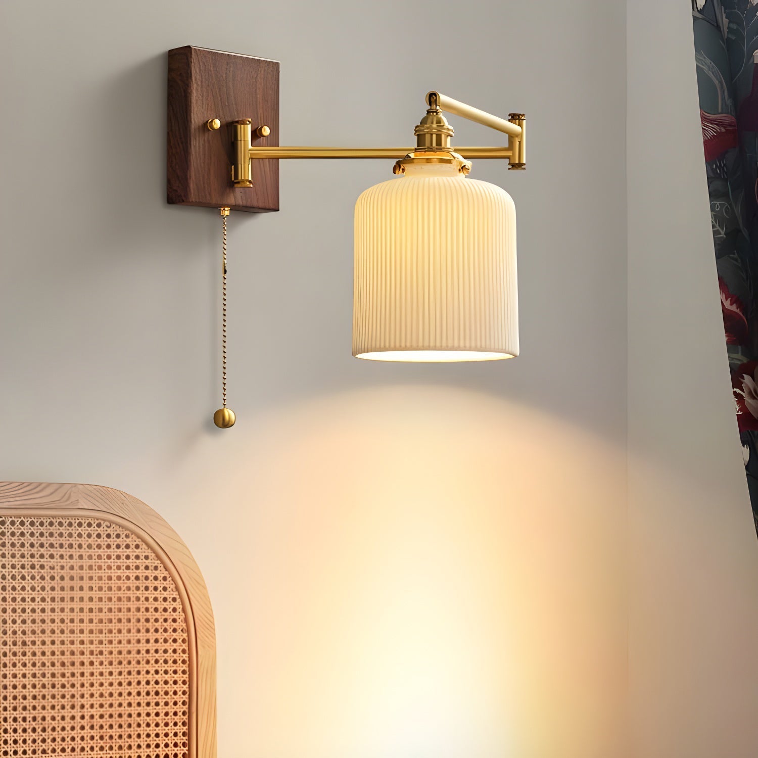 Ceramic Geometry Wall Sconce