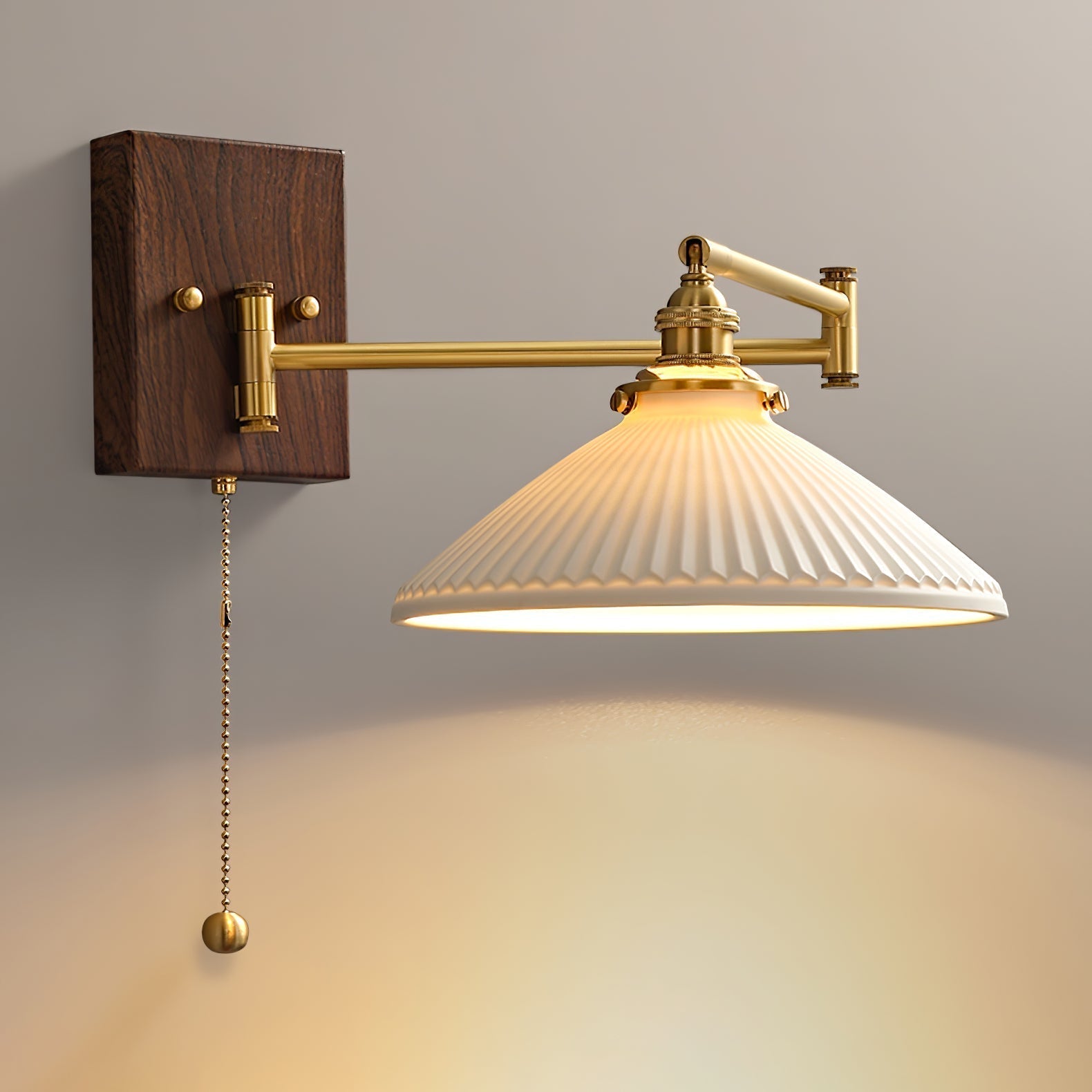 Ceramic Geometry Wall Sconce