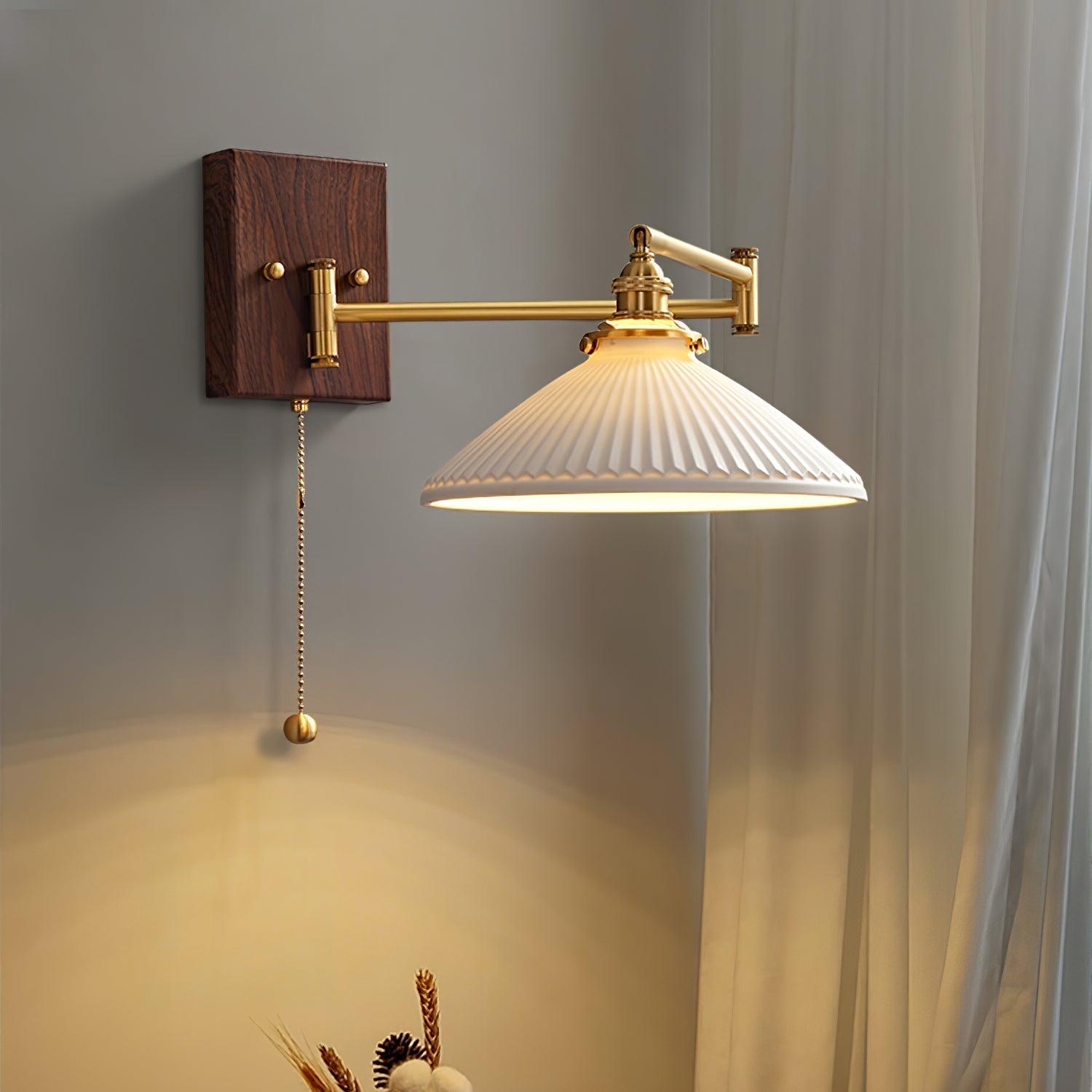 Ceramic Geometry Wall Sconce
