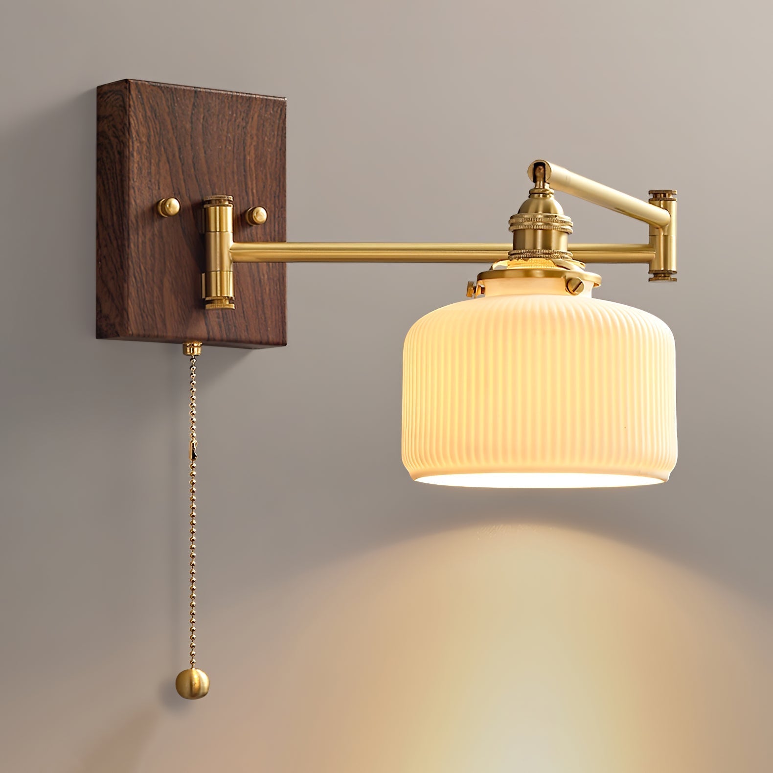 Ceramic Geometry Wall Sconce