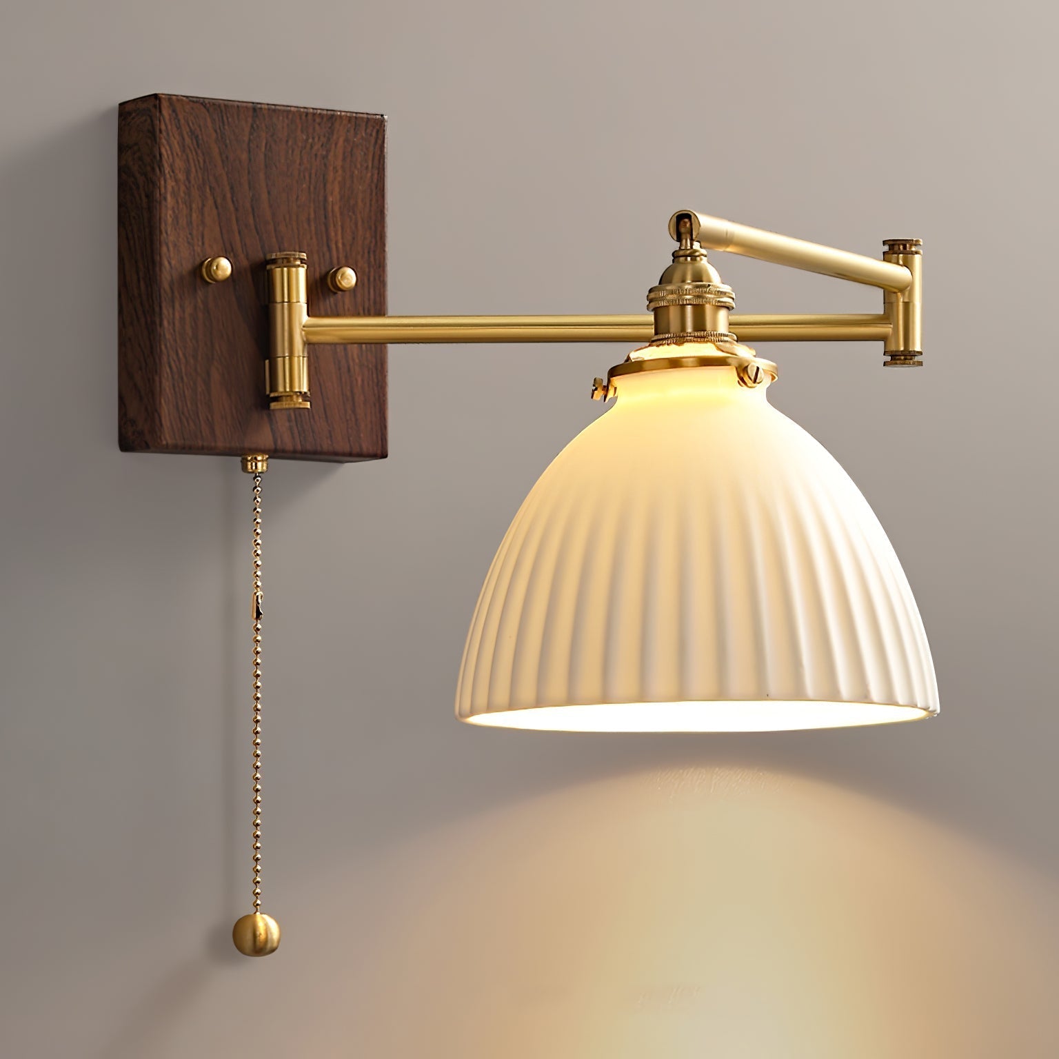 Ceramic Geometry Wall Sconce