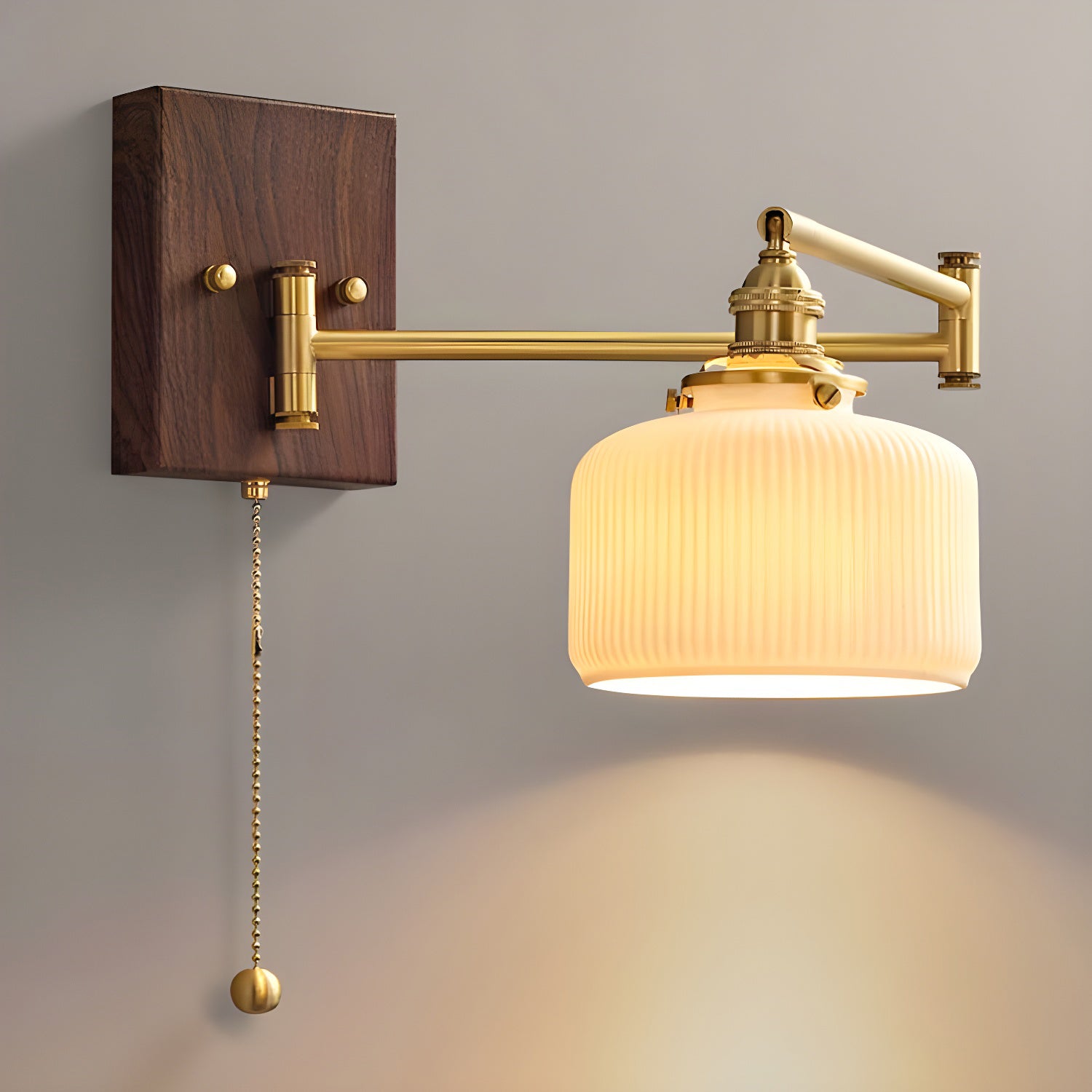 Ceramic Geometry Wall Sconce
