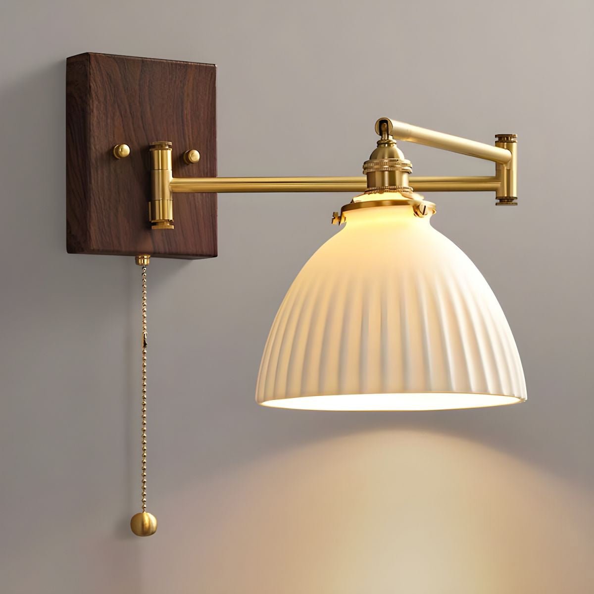 Ceramic Geometry Wall Sconce