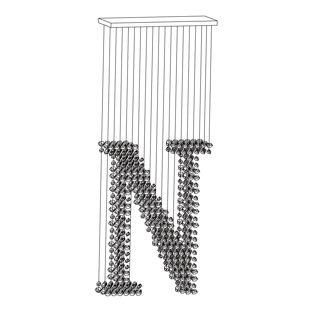 Charcoal Chandelier M to R