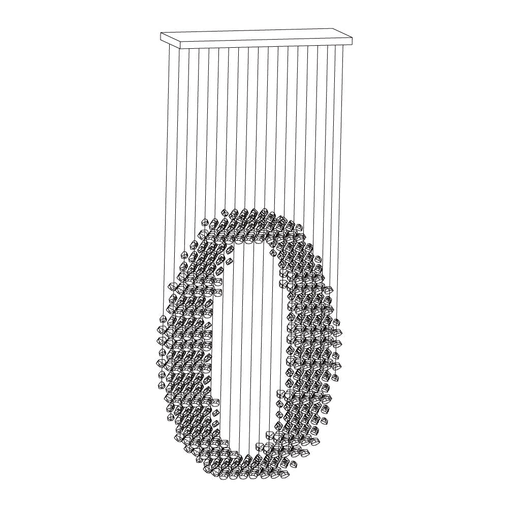 Charcoal Chandelier M to R