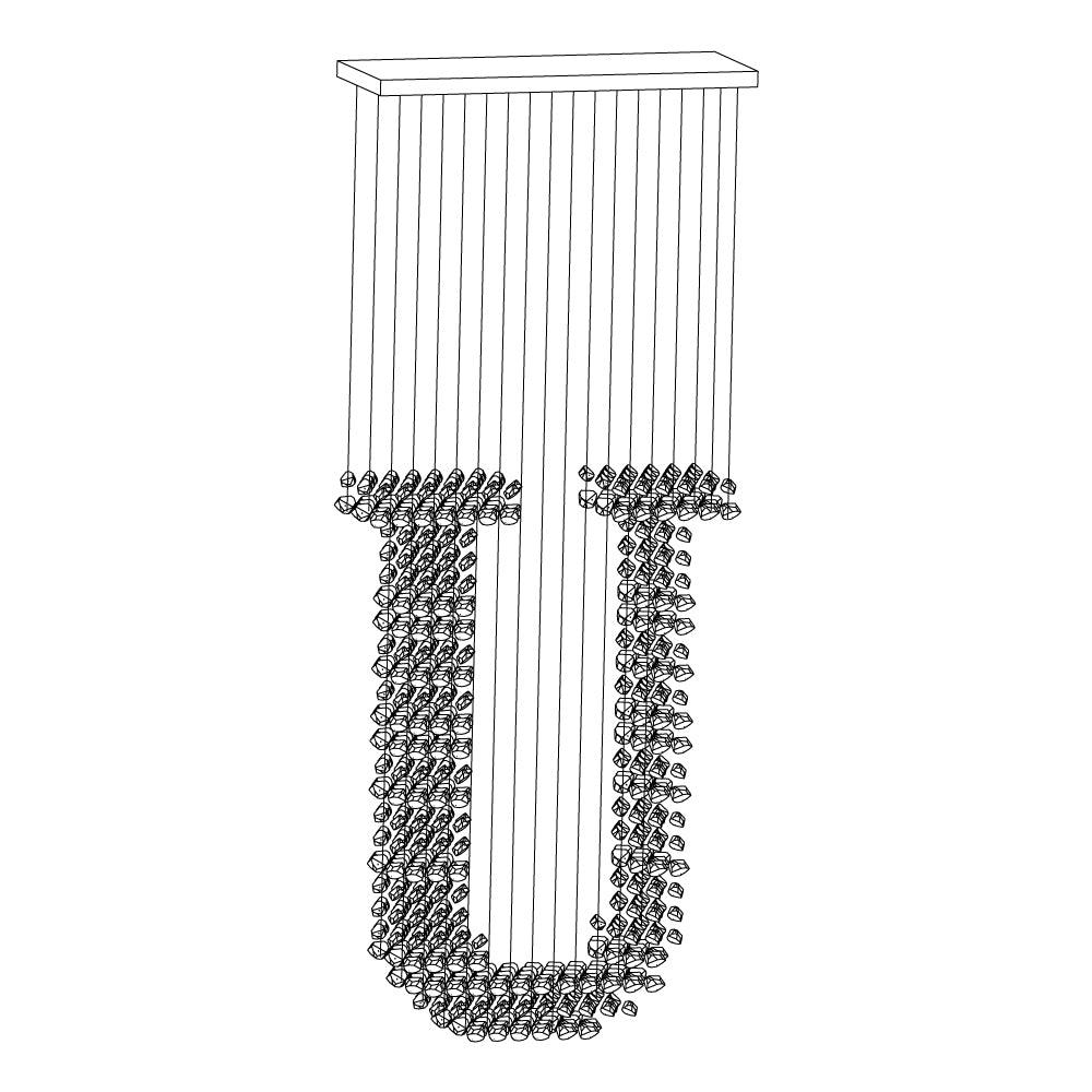 Charcoal Chandelier S to Z