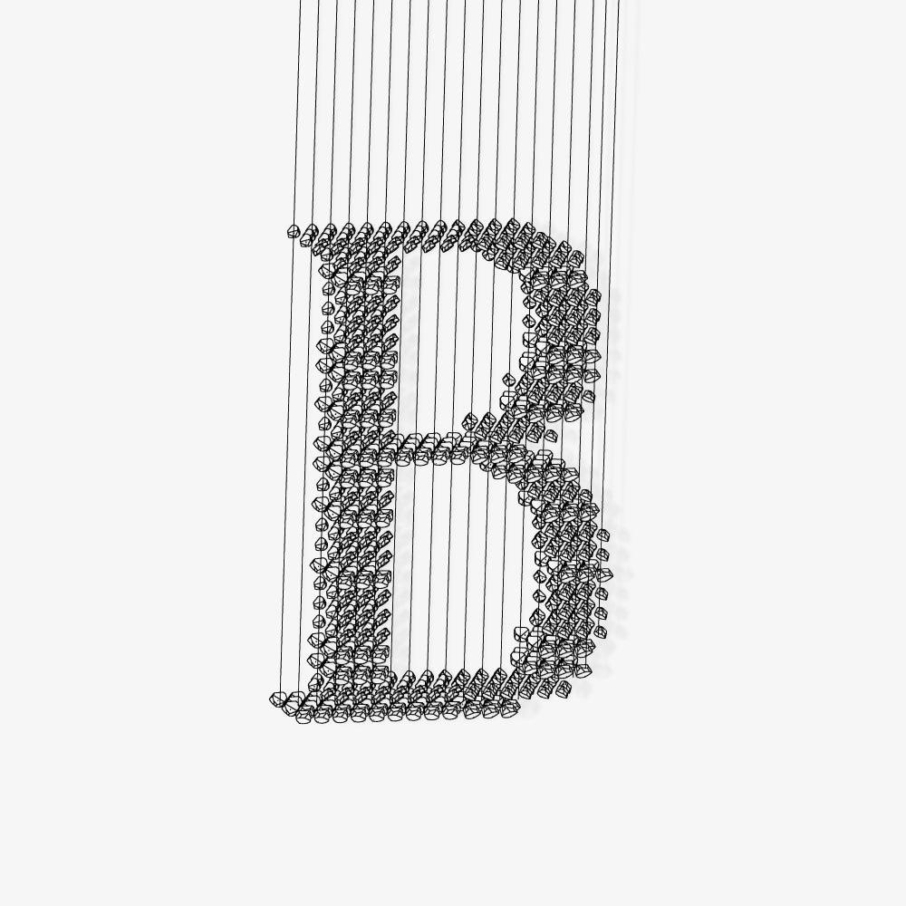 Charcoal Chandelier B