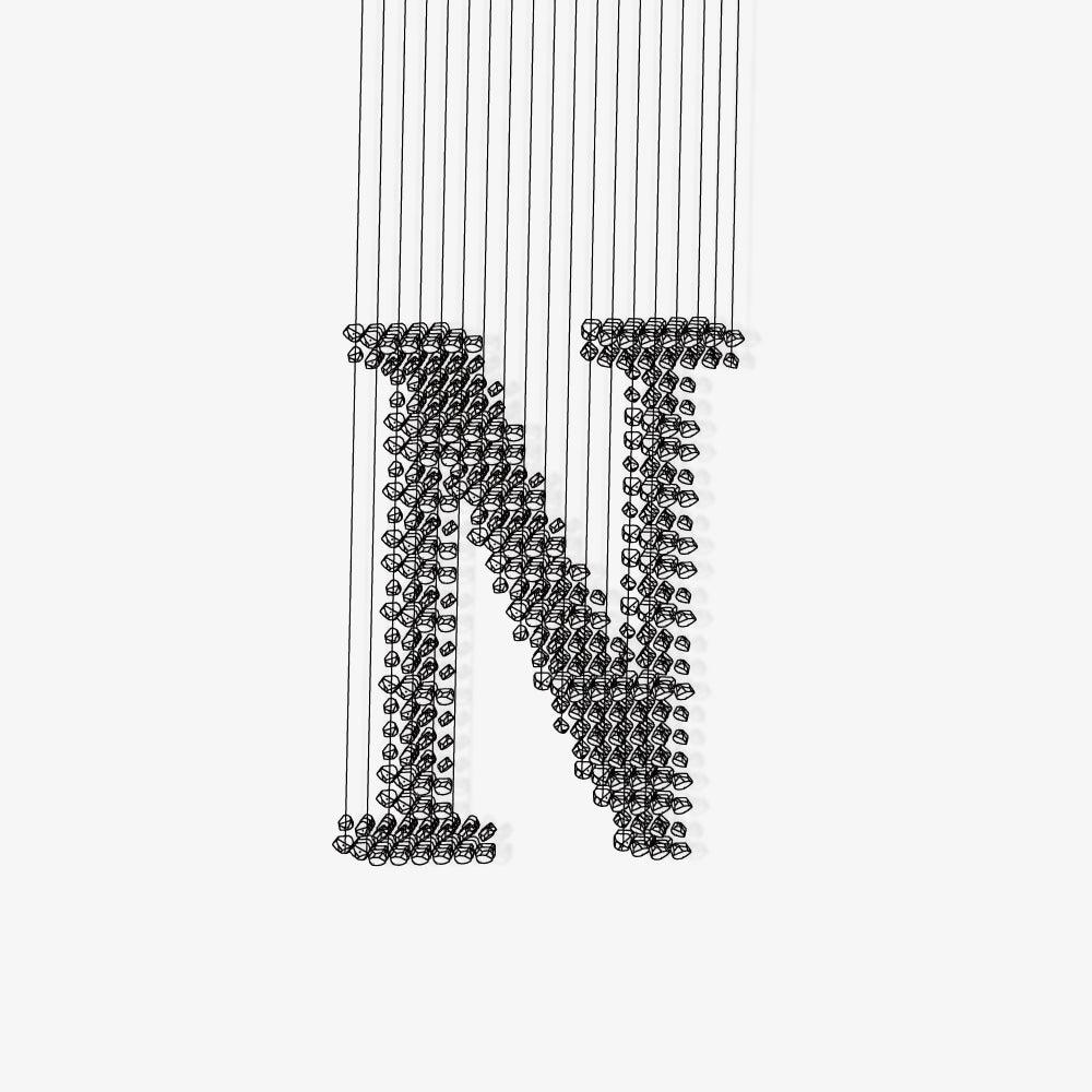 Charcoal Chandelier N