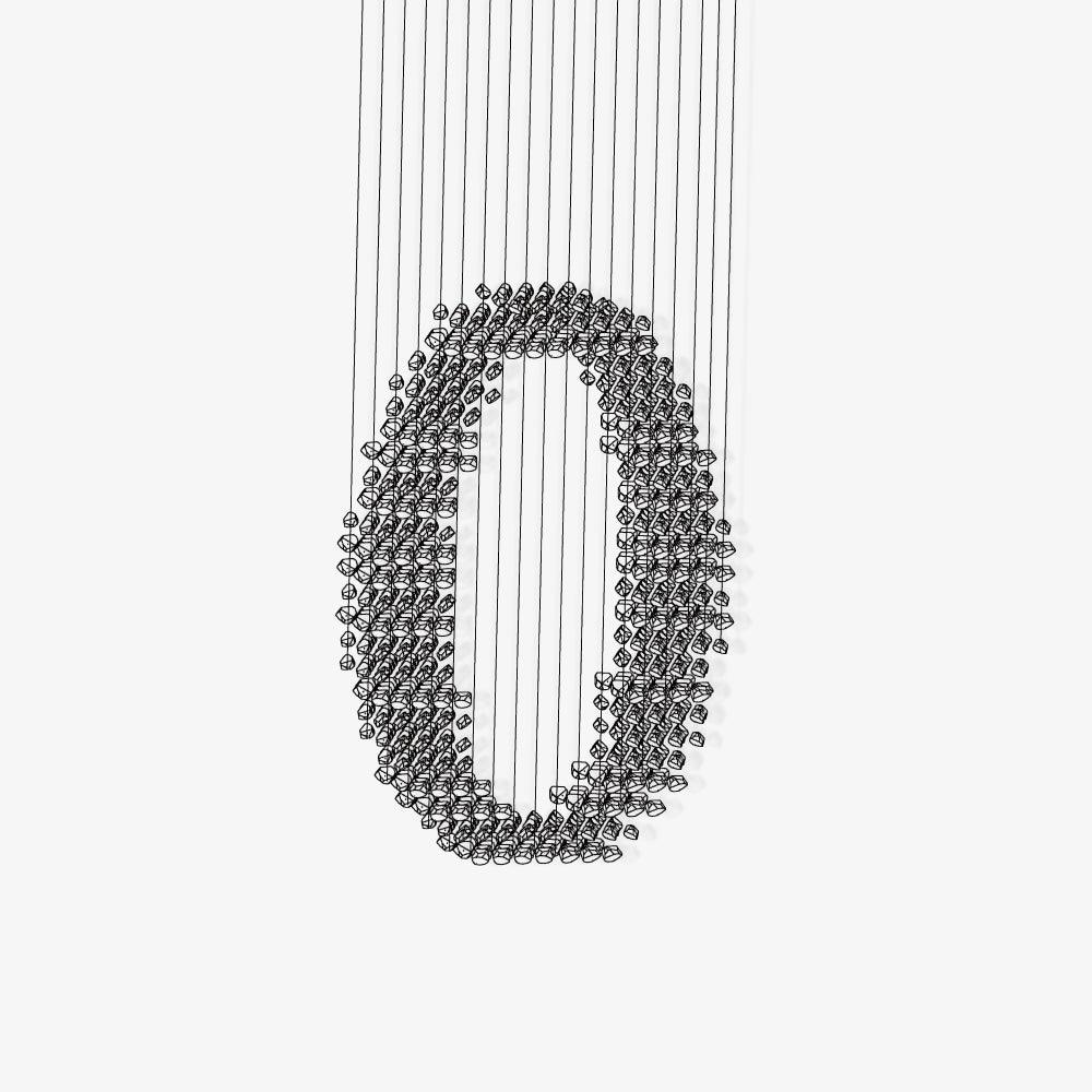 Charcoal Chandelier O