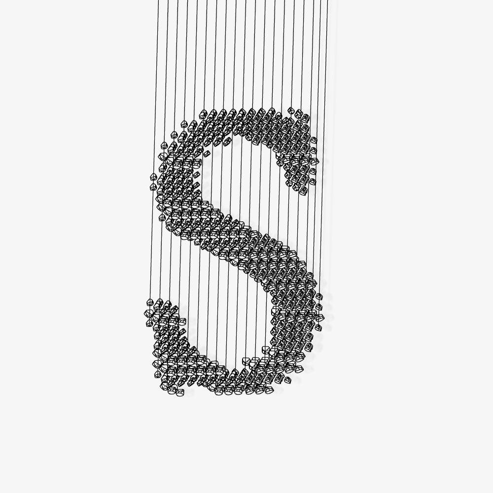 Charcoal Chandelier S