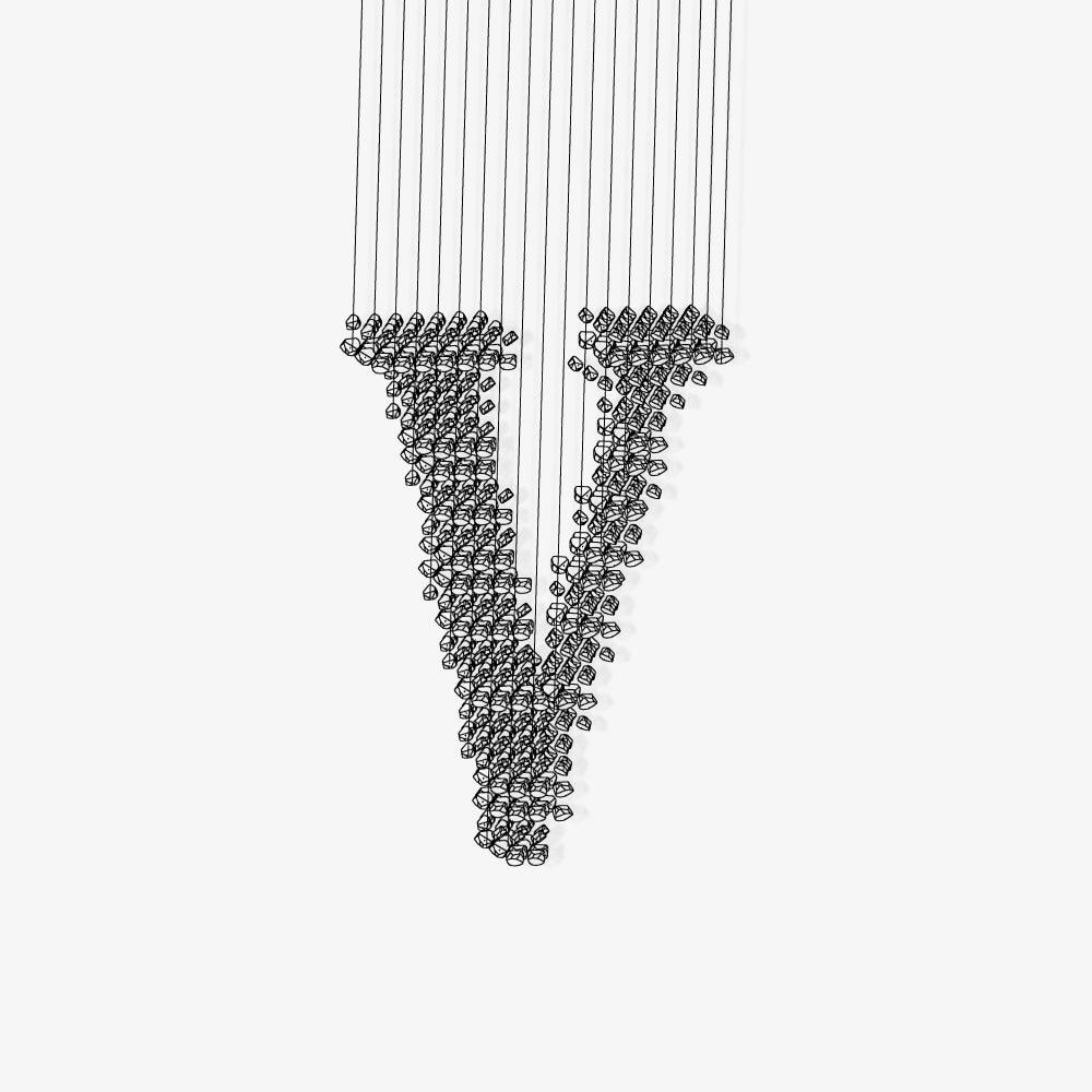 Charcoal Chandelier V