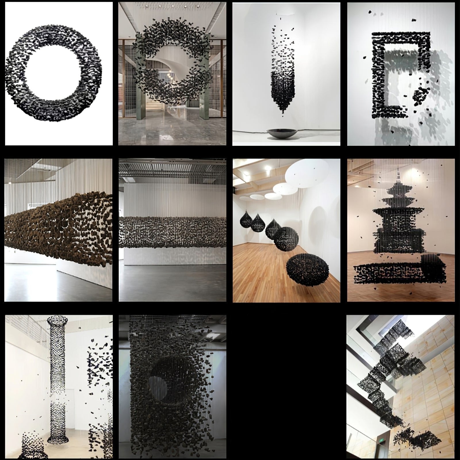 Charcoal Chandelier