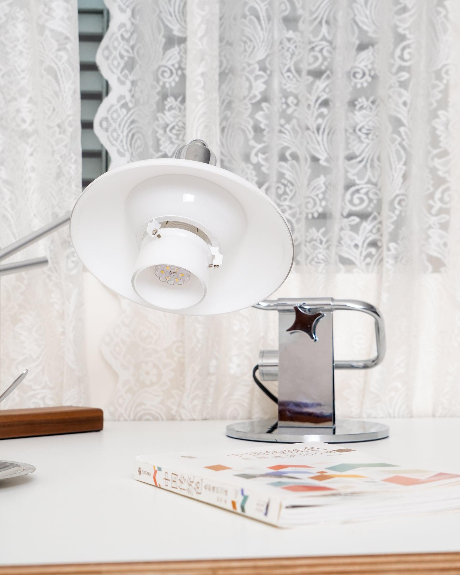 Chrome Piano Table Lamp 7.9