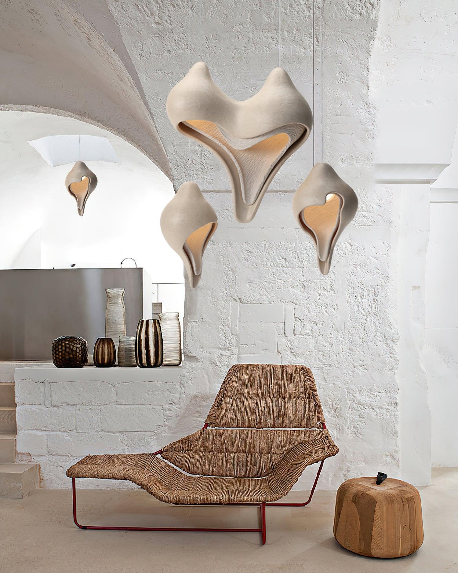 Conch Resin Chandelier