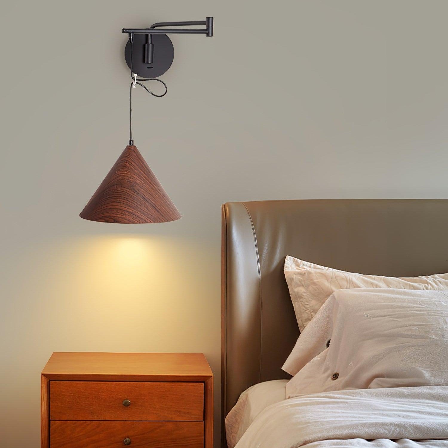 Cone Swing Arm Wall Lamp