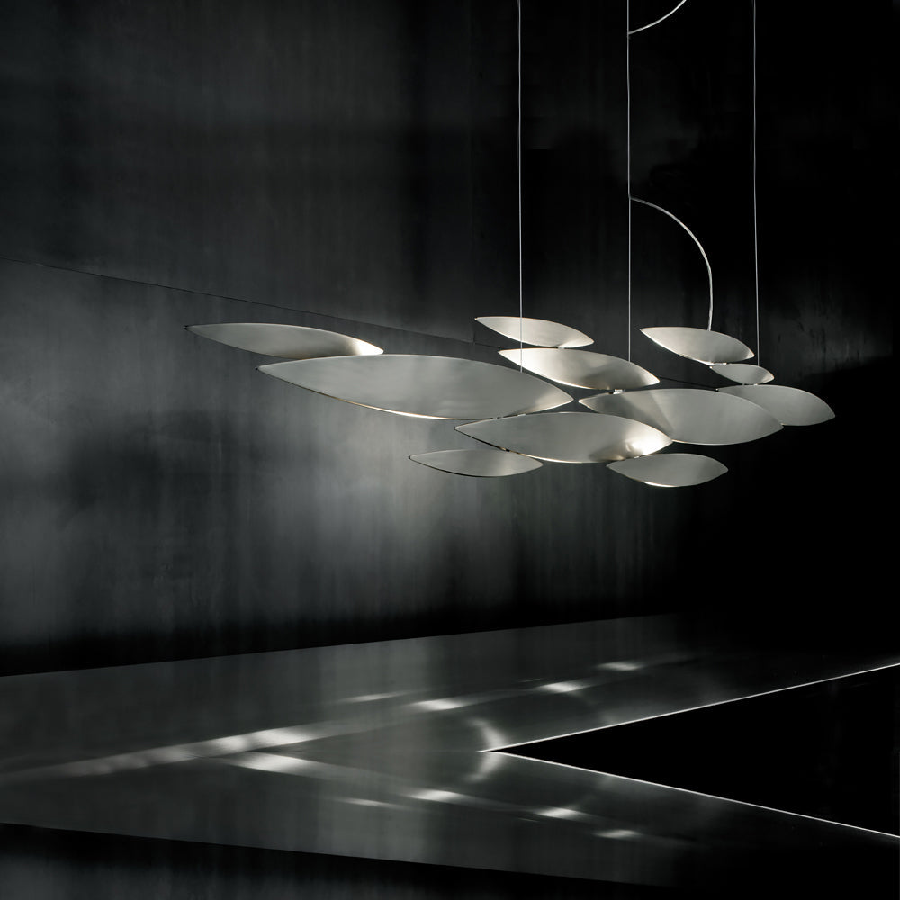 Contemporary Metal Light Feature Chandelier
