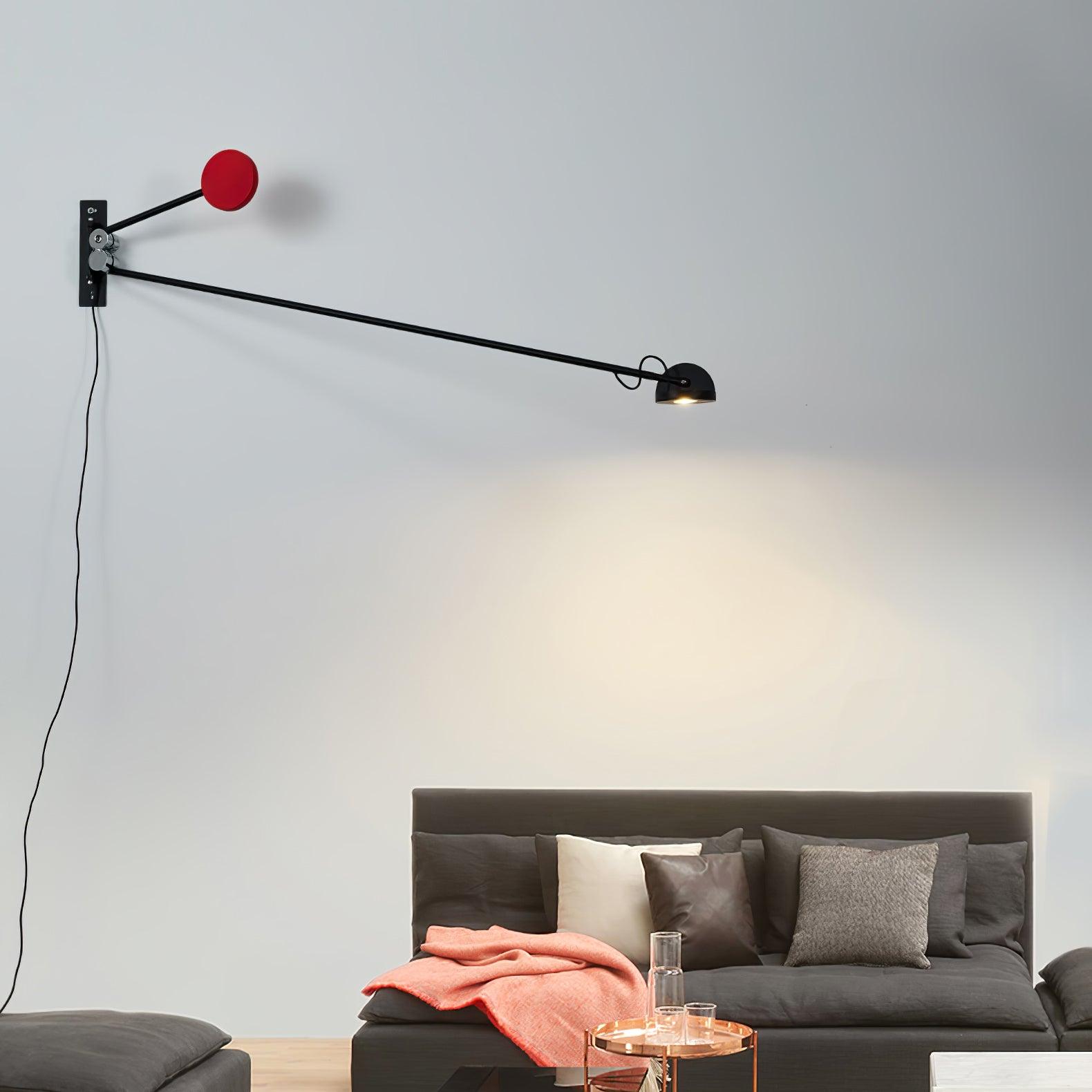 Precision Movement Wall Light - Black Wall Lamp, Bedroom Wall Sconce, detail 17