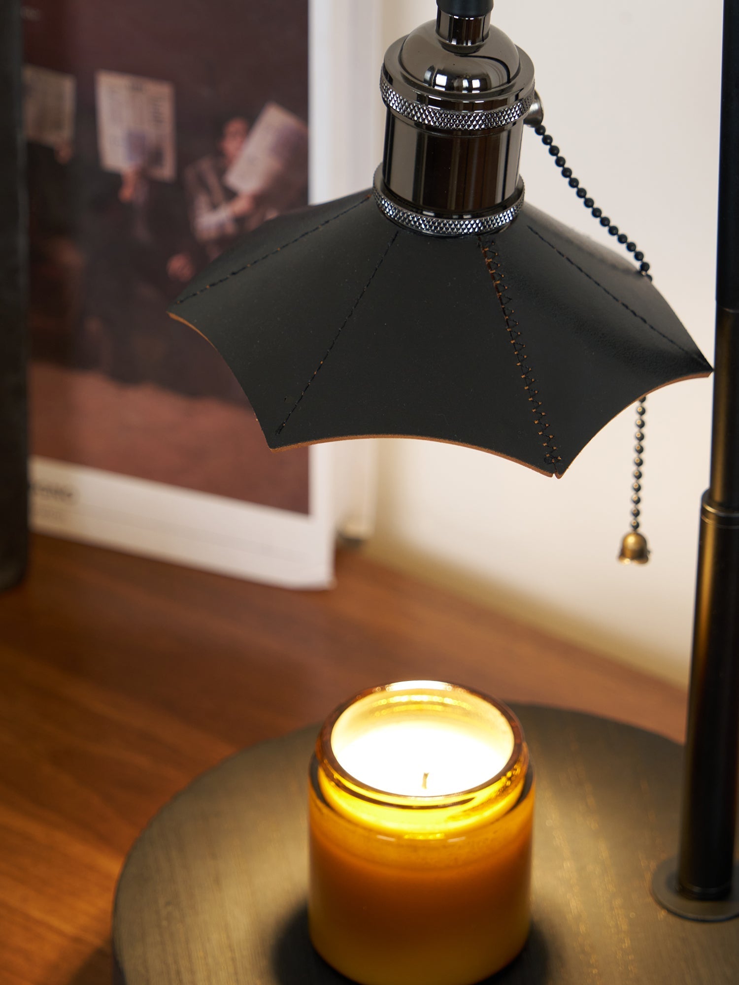 Cordero Wooden Stool Table Lamp 7.9