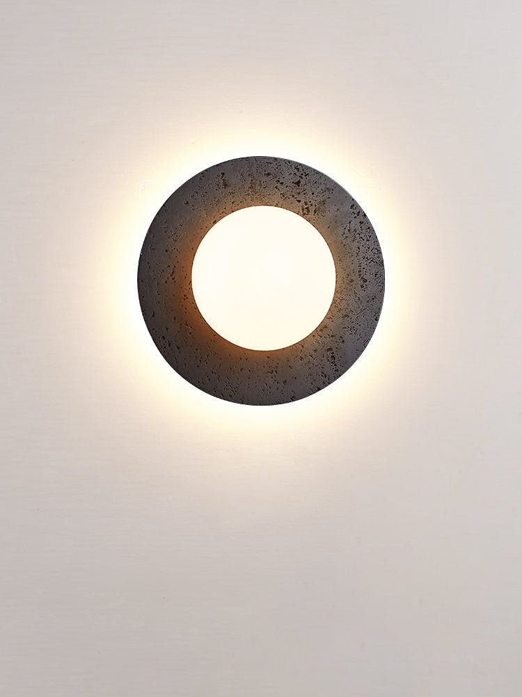 Crater Backlit Wall Sconce detail view 14