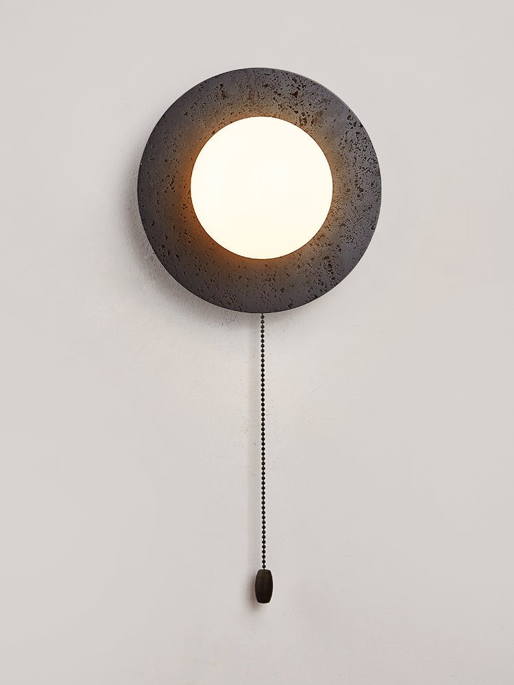 Crater Backlit Wall Sconce detail view 15