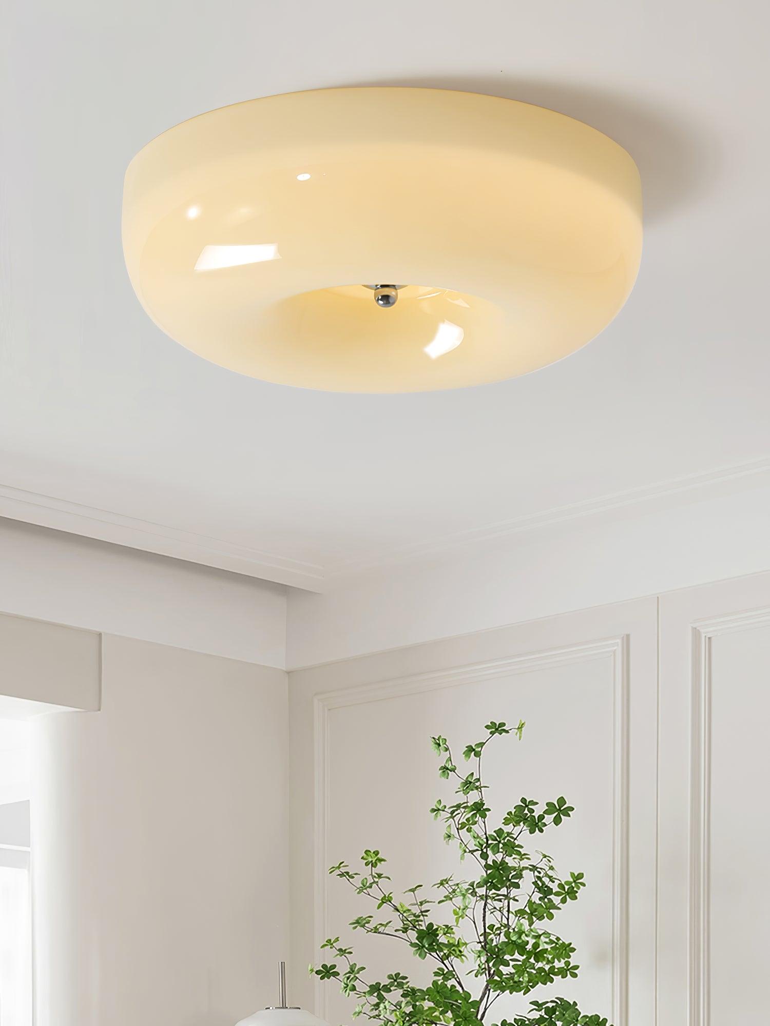 Cream Pudding Ceiling Light