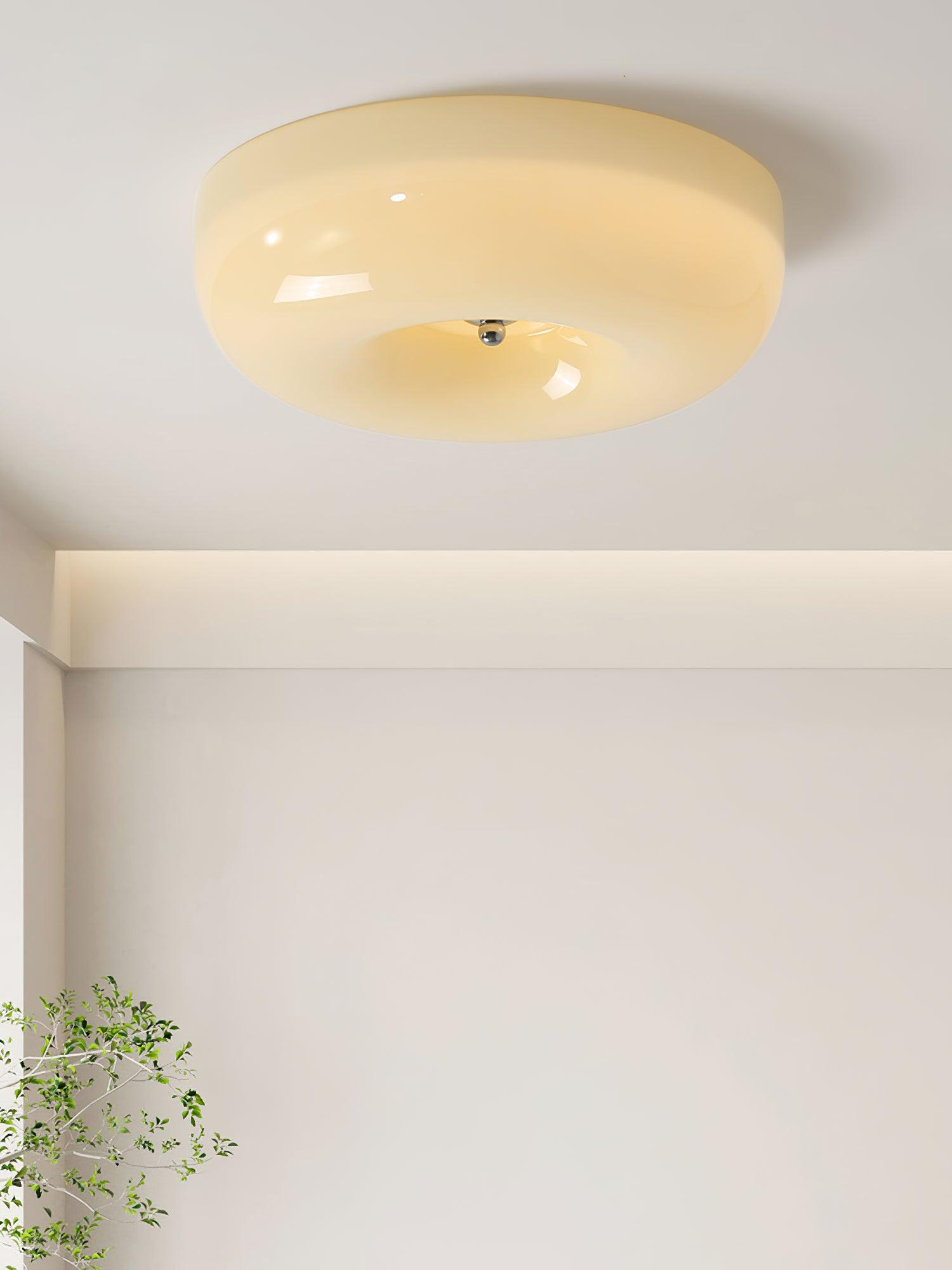 Cream Pudding Ceiling Light